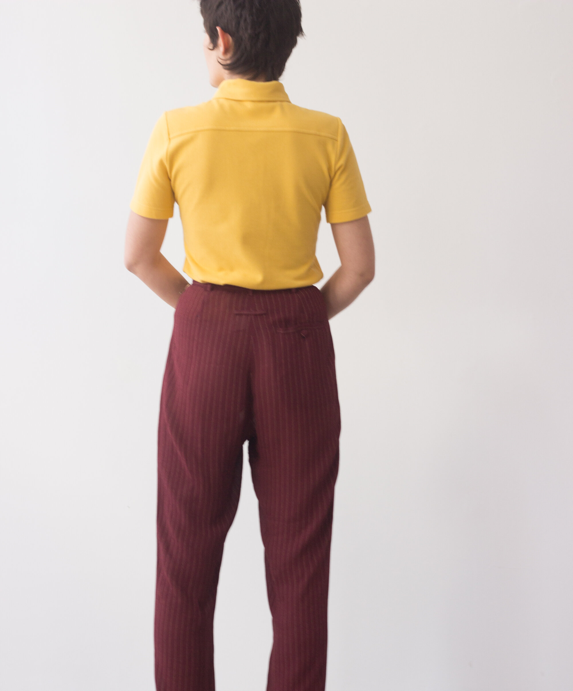 1990s Tod's Egg Yolk Yellow Pique Polo