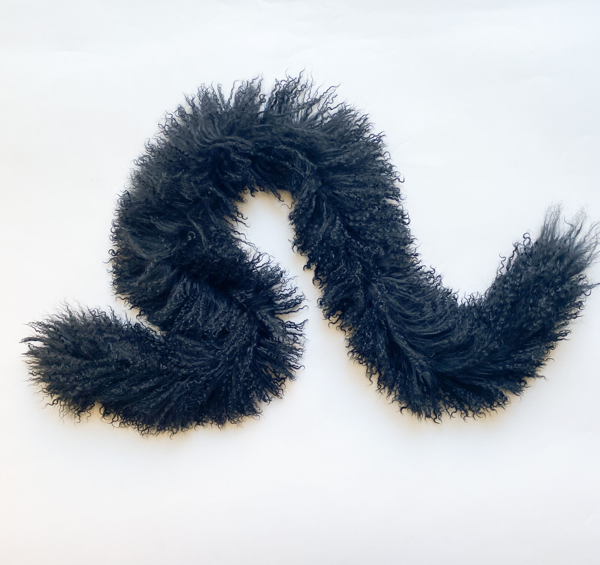 1980s Mongolian Lamb Fur Stole