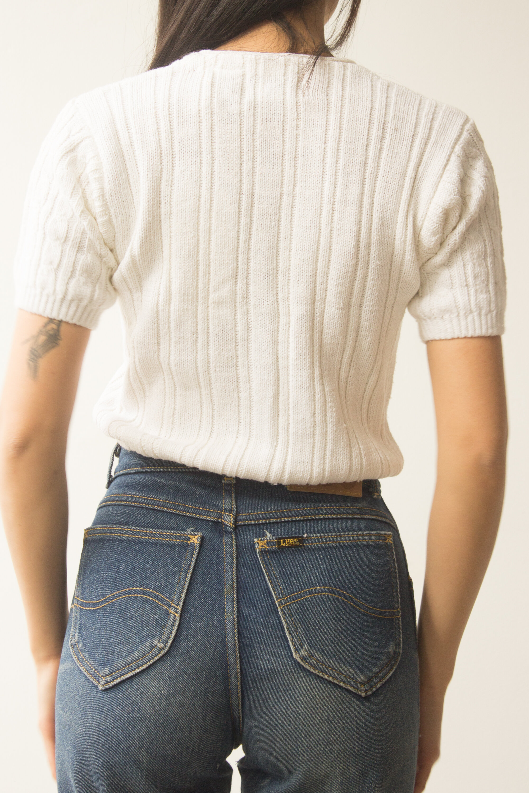 1970s Perfectly Worn High Rise Denim