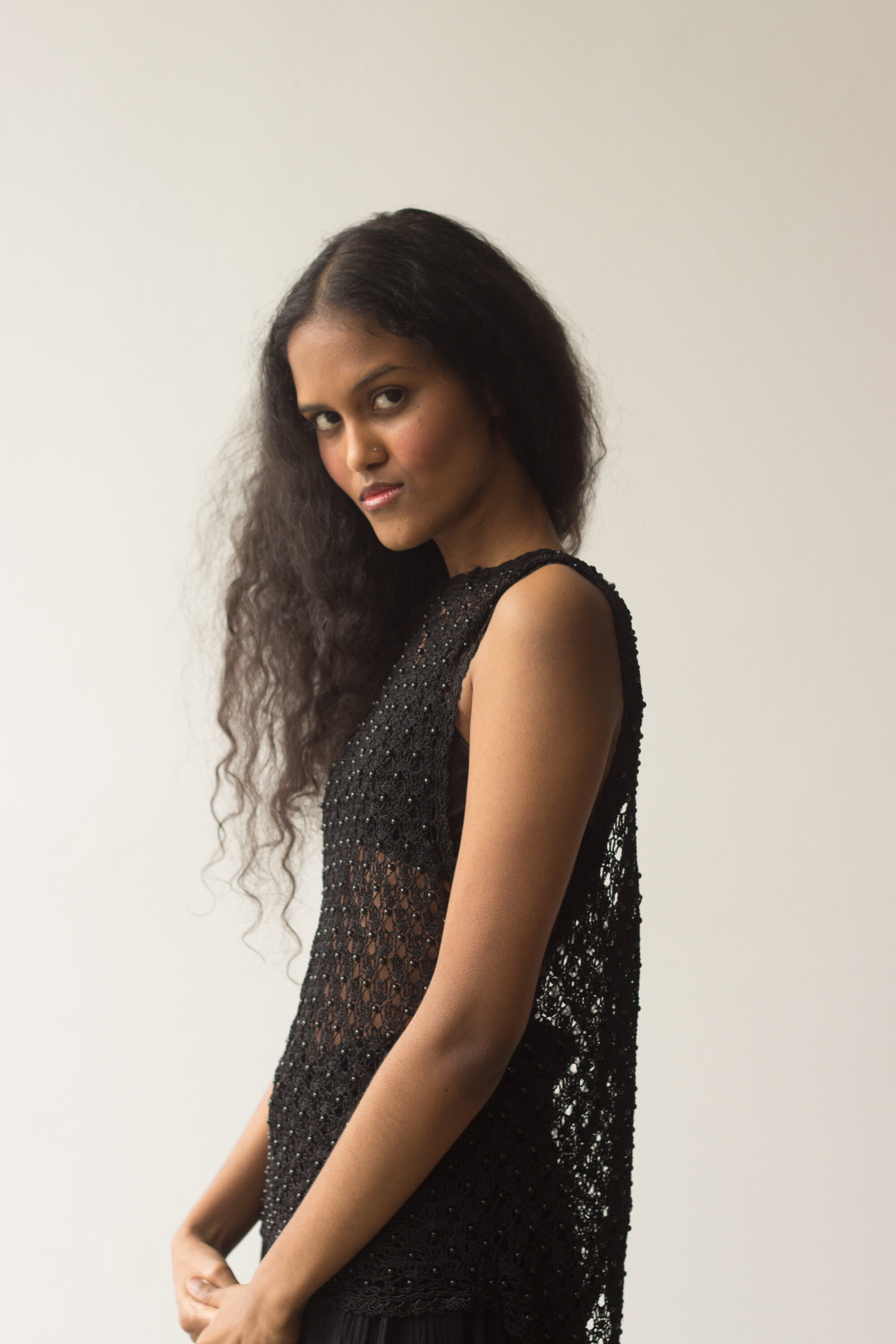 1980s Crocheted Beaded Vest