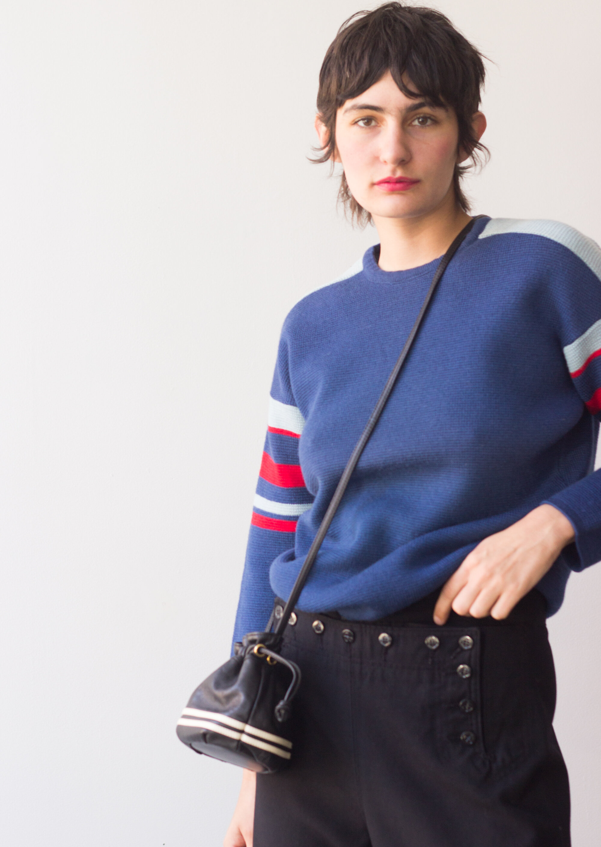 1990s Saks Fifth Avenue Leather Mini Bag