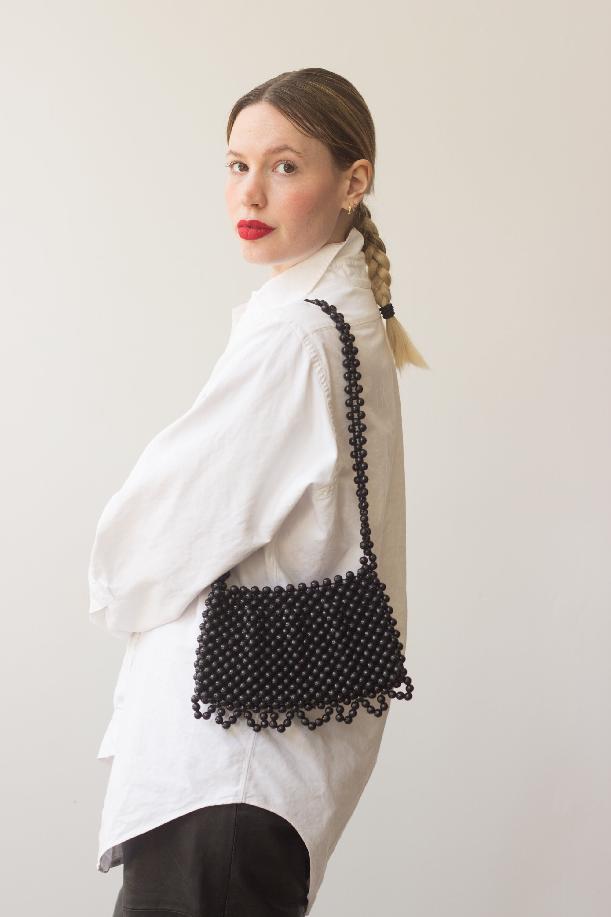 1960s Walbourg Beaded Italian Shoulder Bag