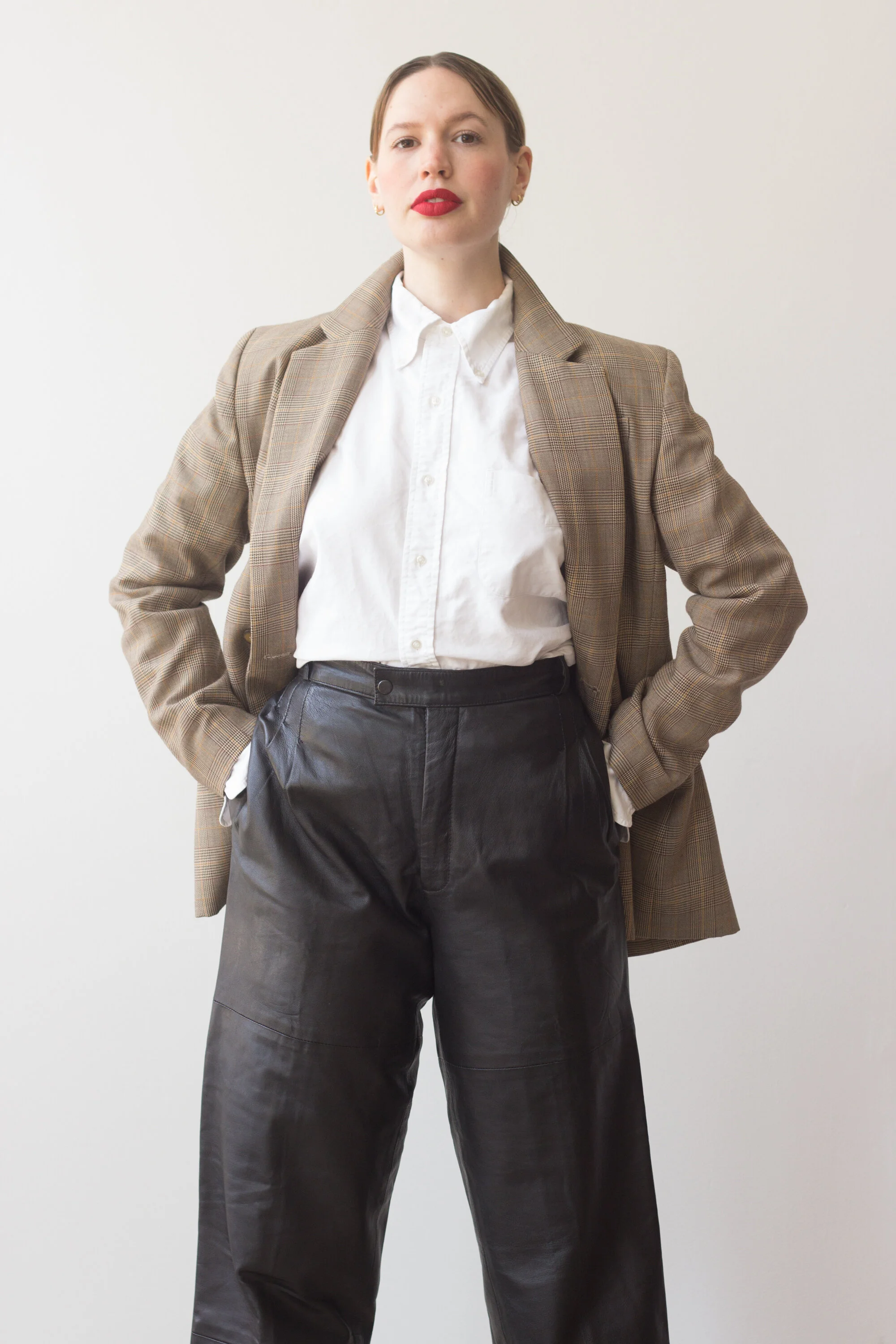 1980s Amanda Smith Glen Plaid Blazer — Wayward Collection display picture 1