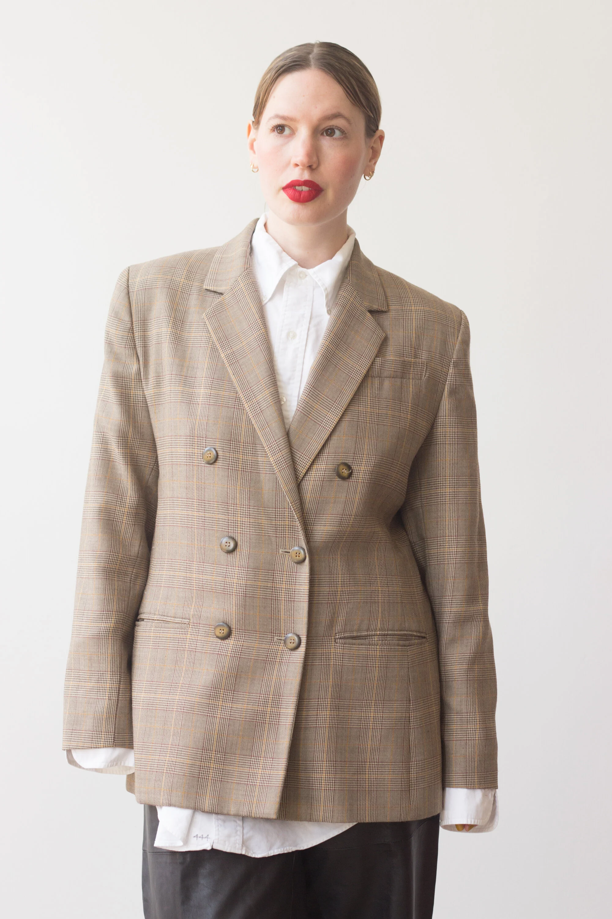 1980s Amanda Smith Glen Plaid Blazer — Wayward Collection display picture 1