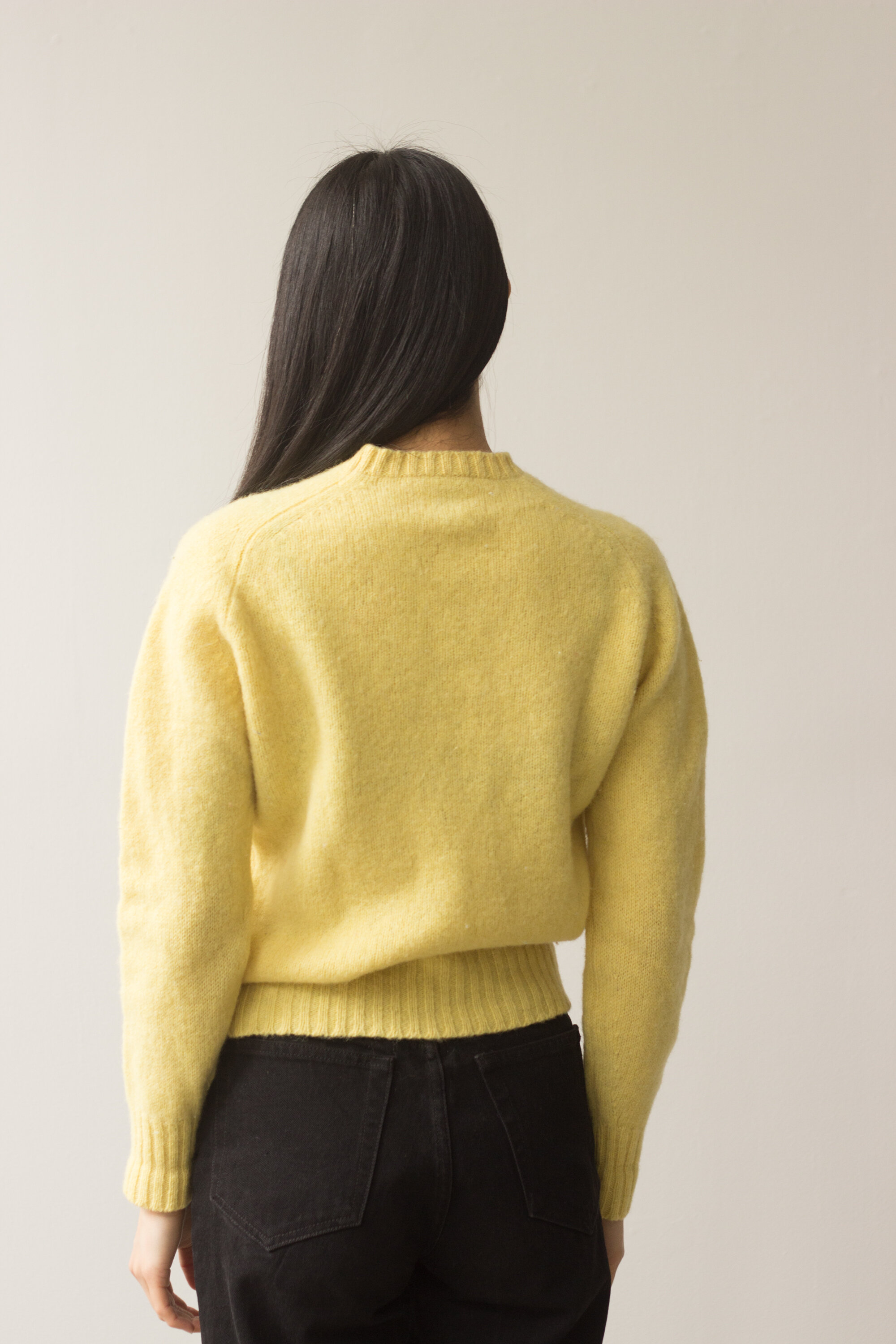 1960s Banana Creme Pie Lambswool Knit