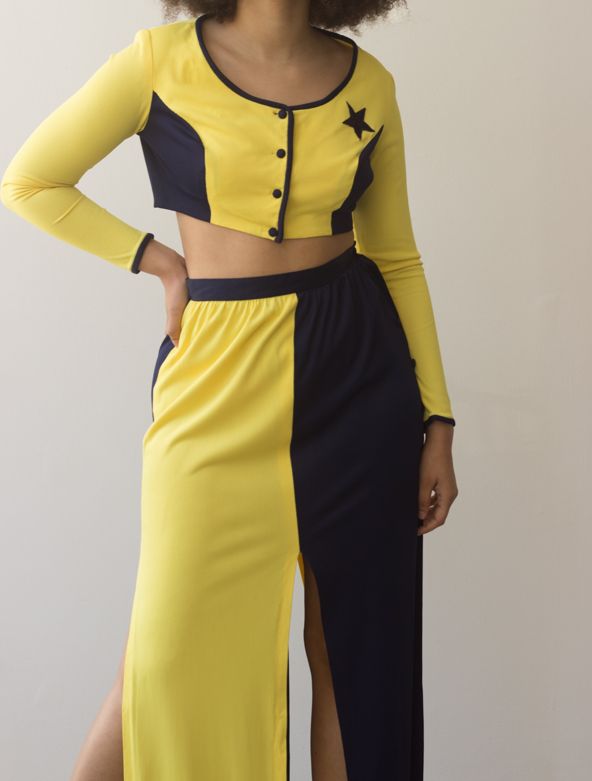 1970s Roller Girl 2-Piece Set