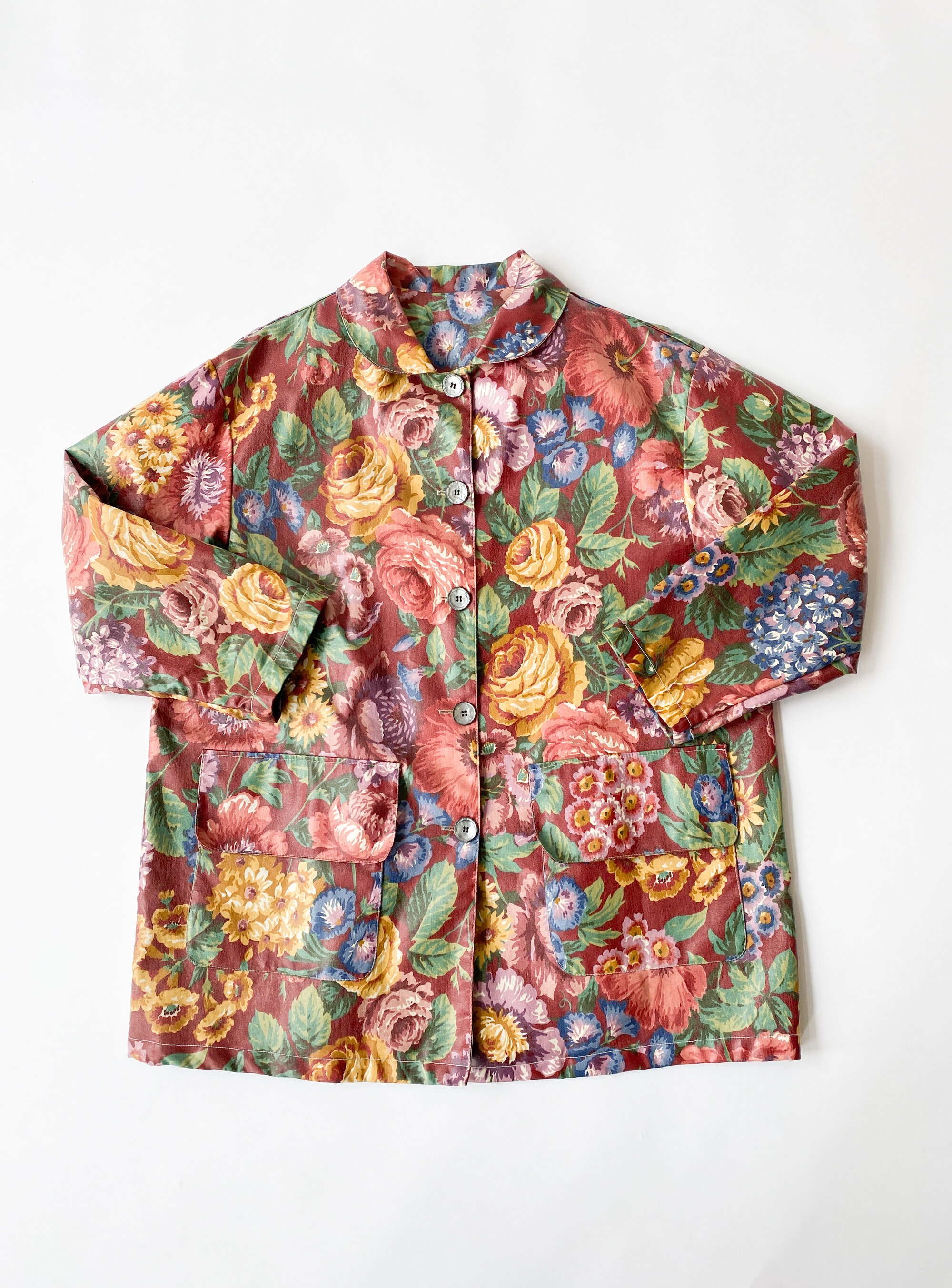 1980s Nordic House Designs Coated Canvas Rain Coat