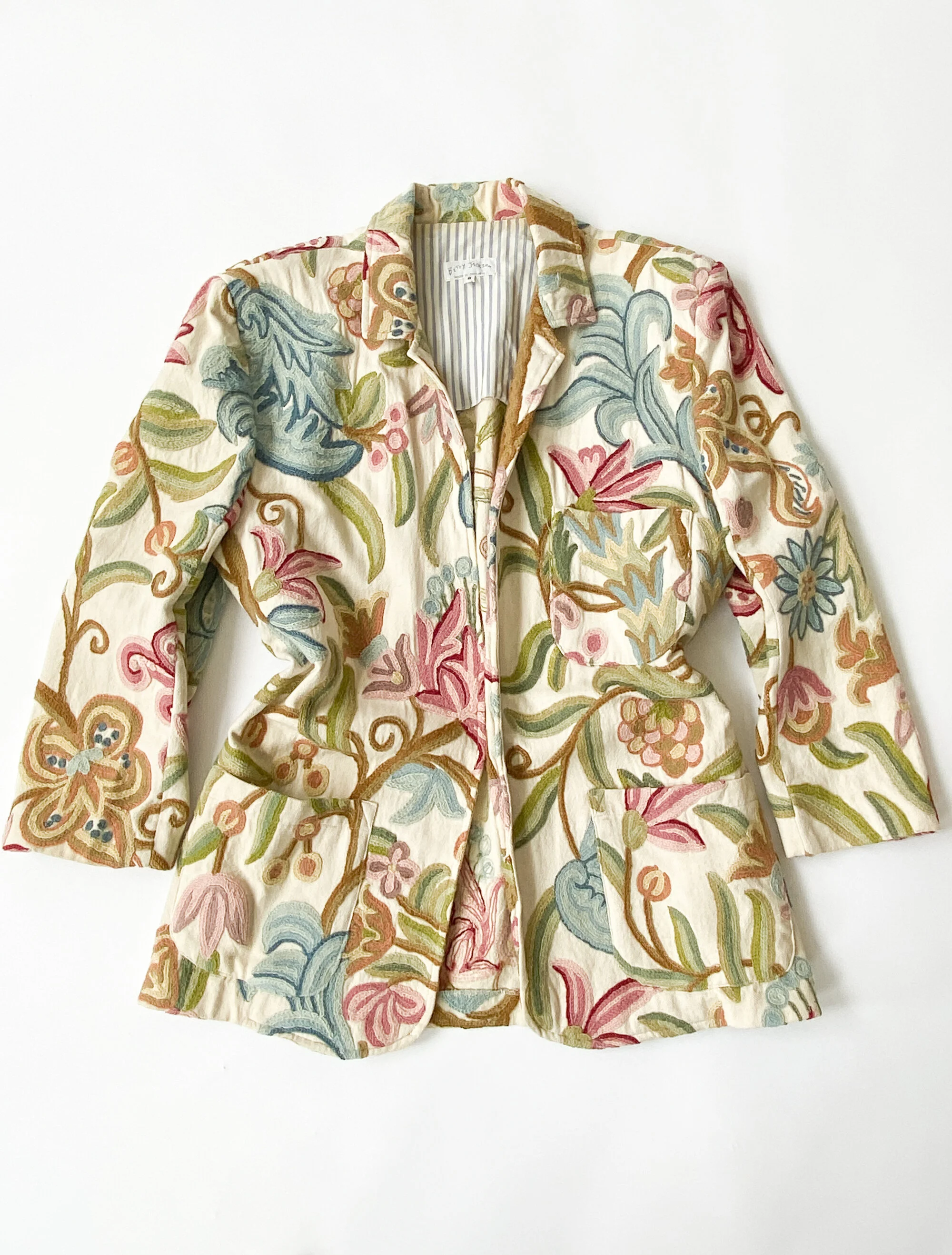 1980s Betty Jackson Krewelwork Wool and Linen Jacket — Wayward  