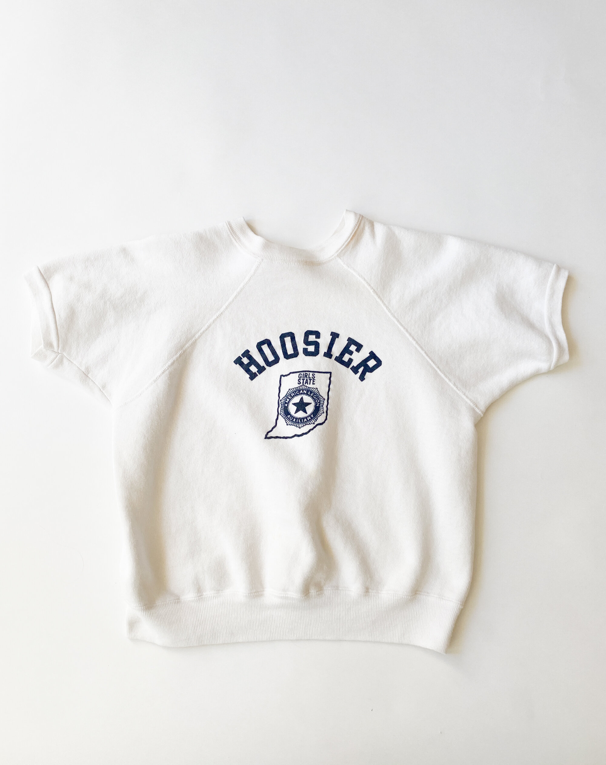 1960s Short Sleeved "Girls State" Sweatshirt