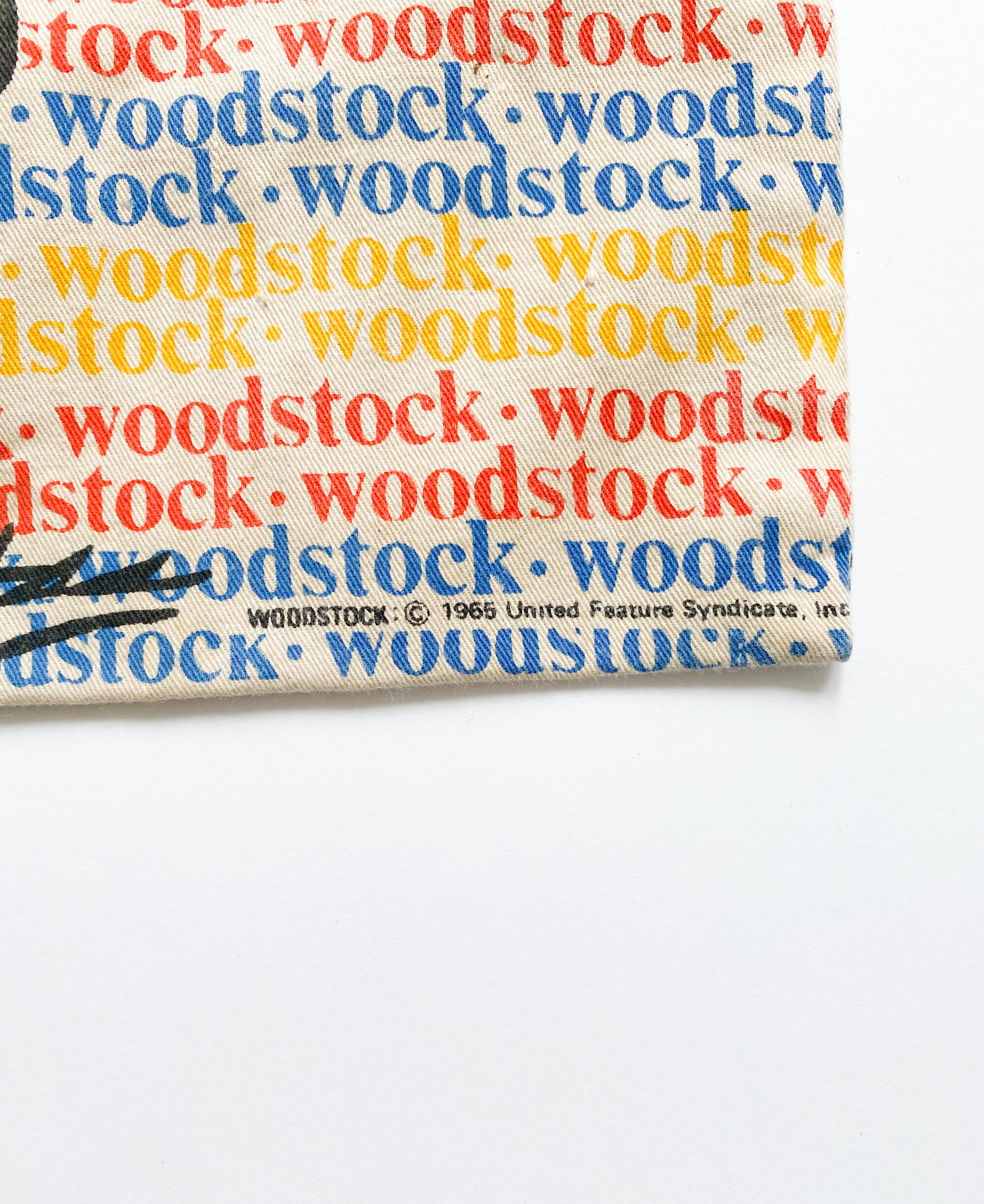 1965 Peanuts "Woodstock" Mini Canvas Tote