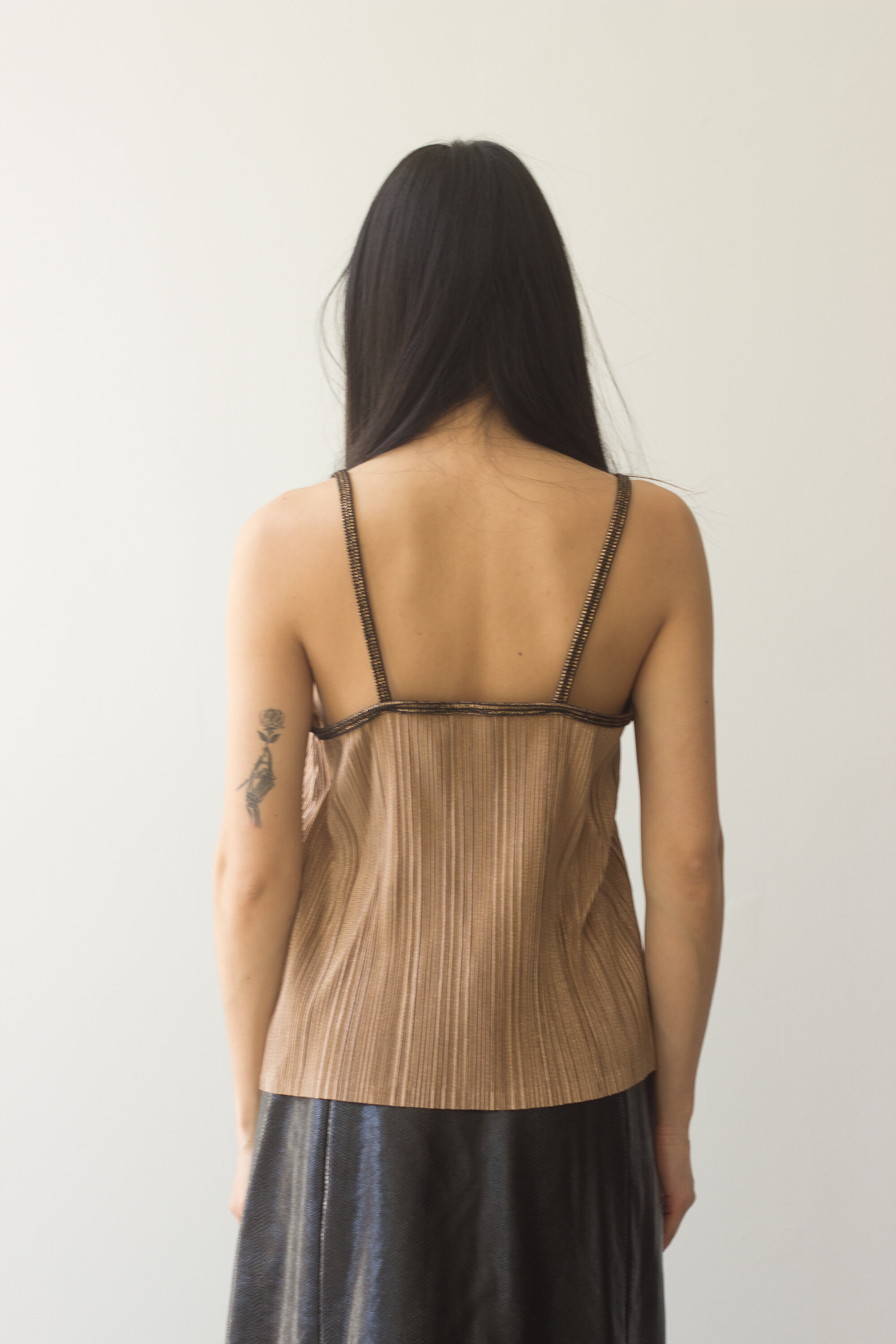 1970s Yves Saint Laurent Pleated Camisole