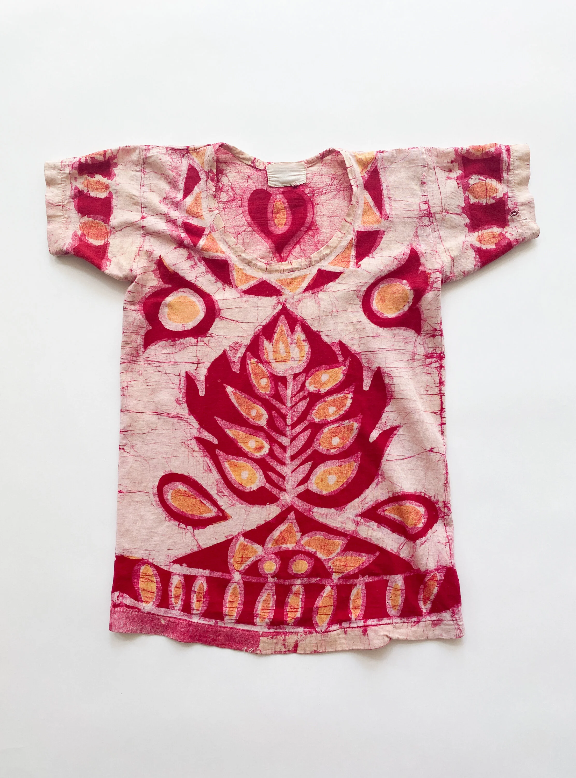 1970s Batik India Cotton T-Shirt