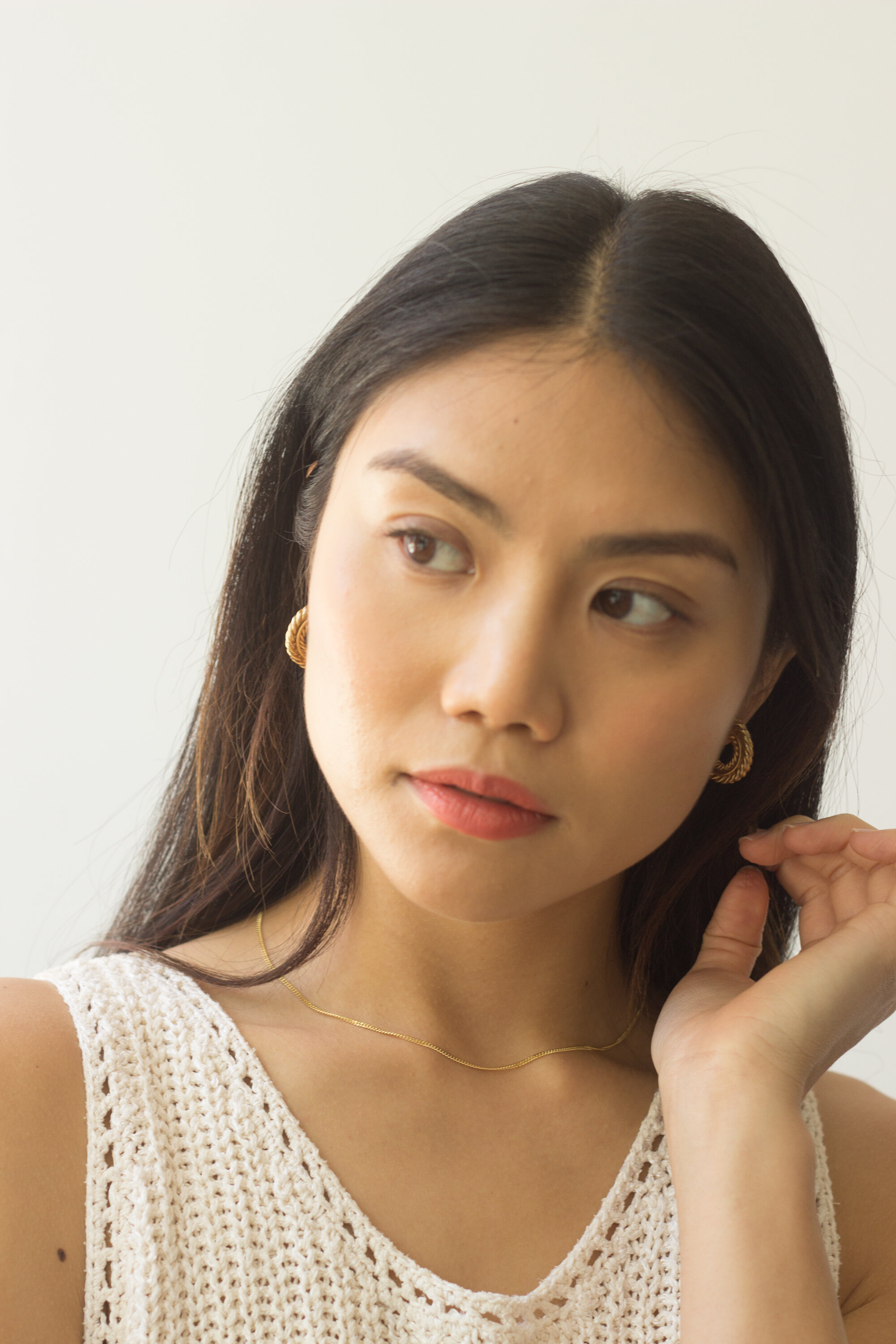 1980s Chunky Gold Huggies