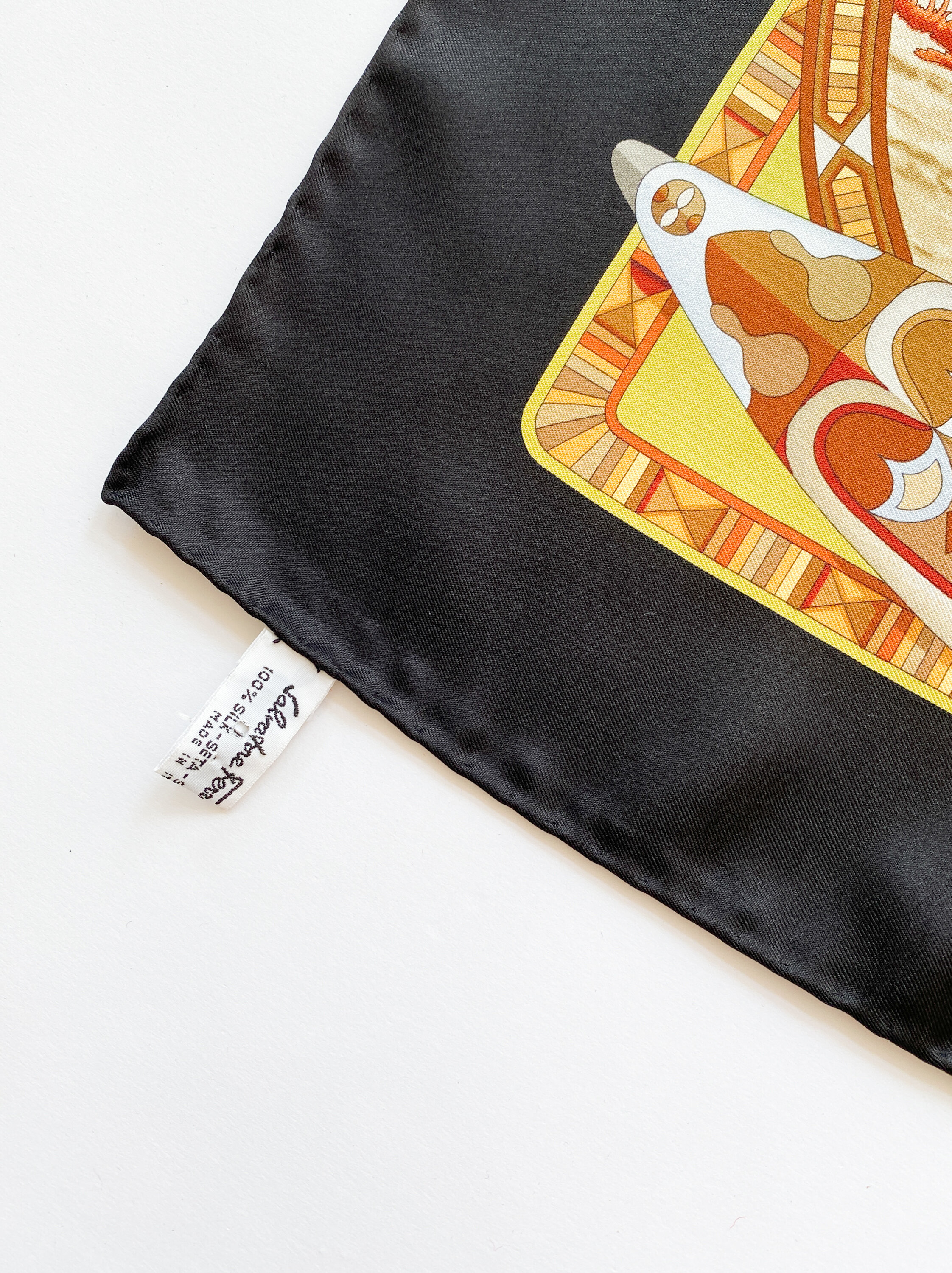 1990s Salvatore Ferragamo Safari Print Silk Scarf