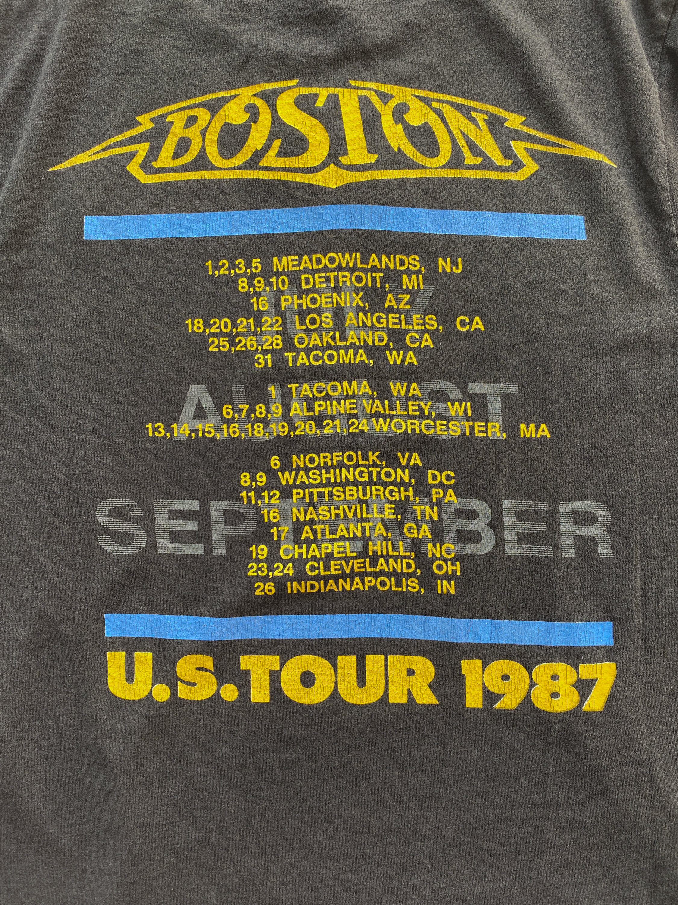 1987 Boston US Tour T-Shirt — Wayward Collection
