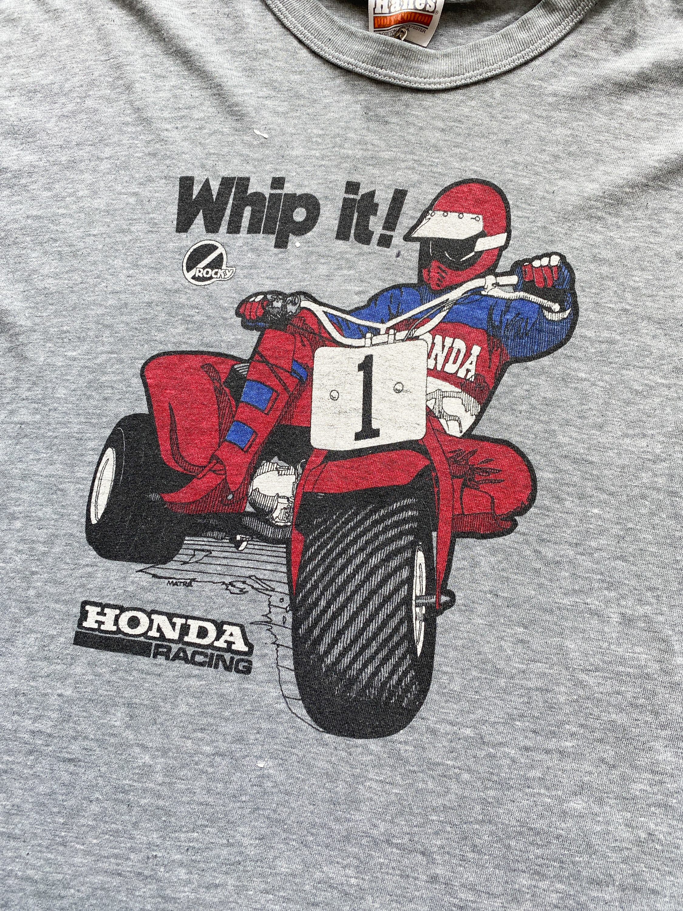 1980s Honda Motorcycle Paper Thin Tee