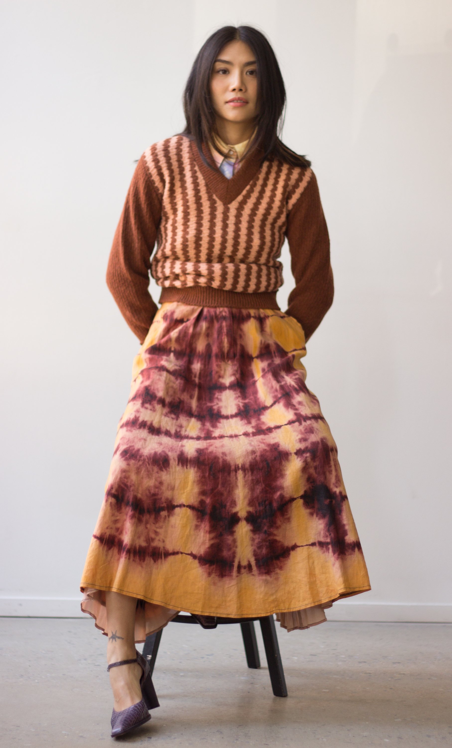 1960s Italian Striped Pullover