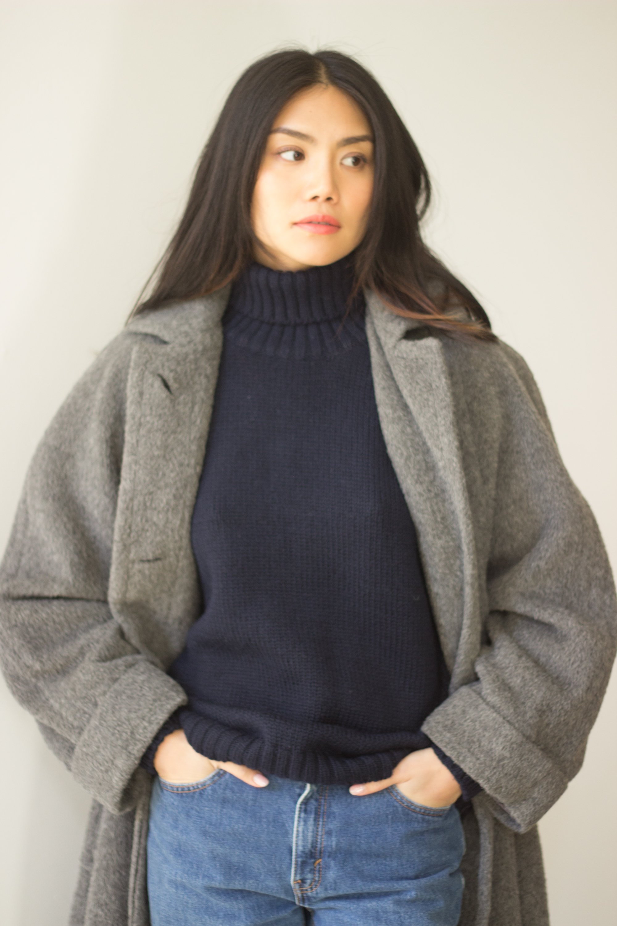 1980s Perry Ellis Plush Wool Coat