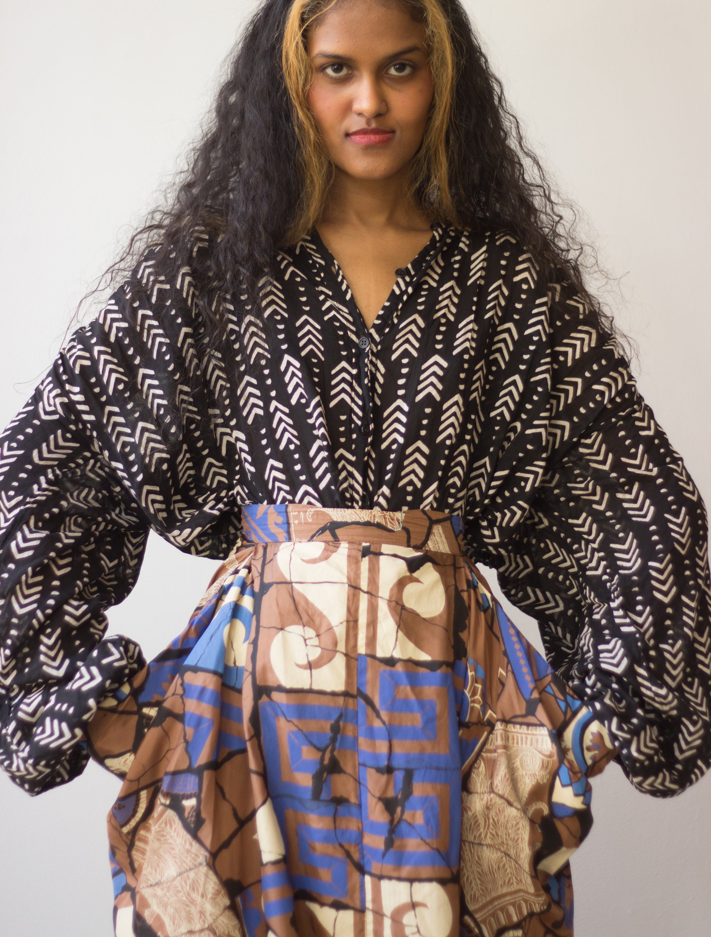 1970s Saga Indian Cotton Gauze