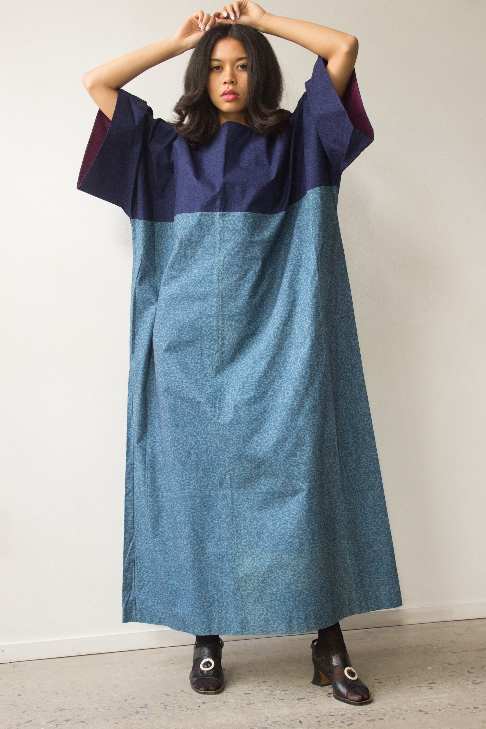 1975 Marimekko Colorblock Kaftan