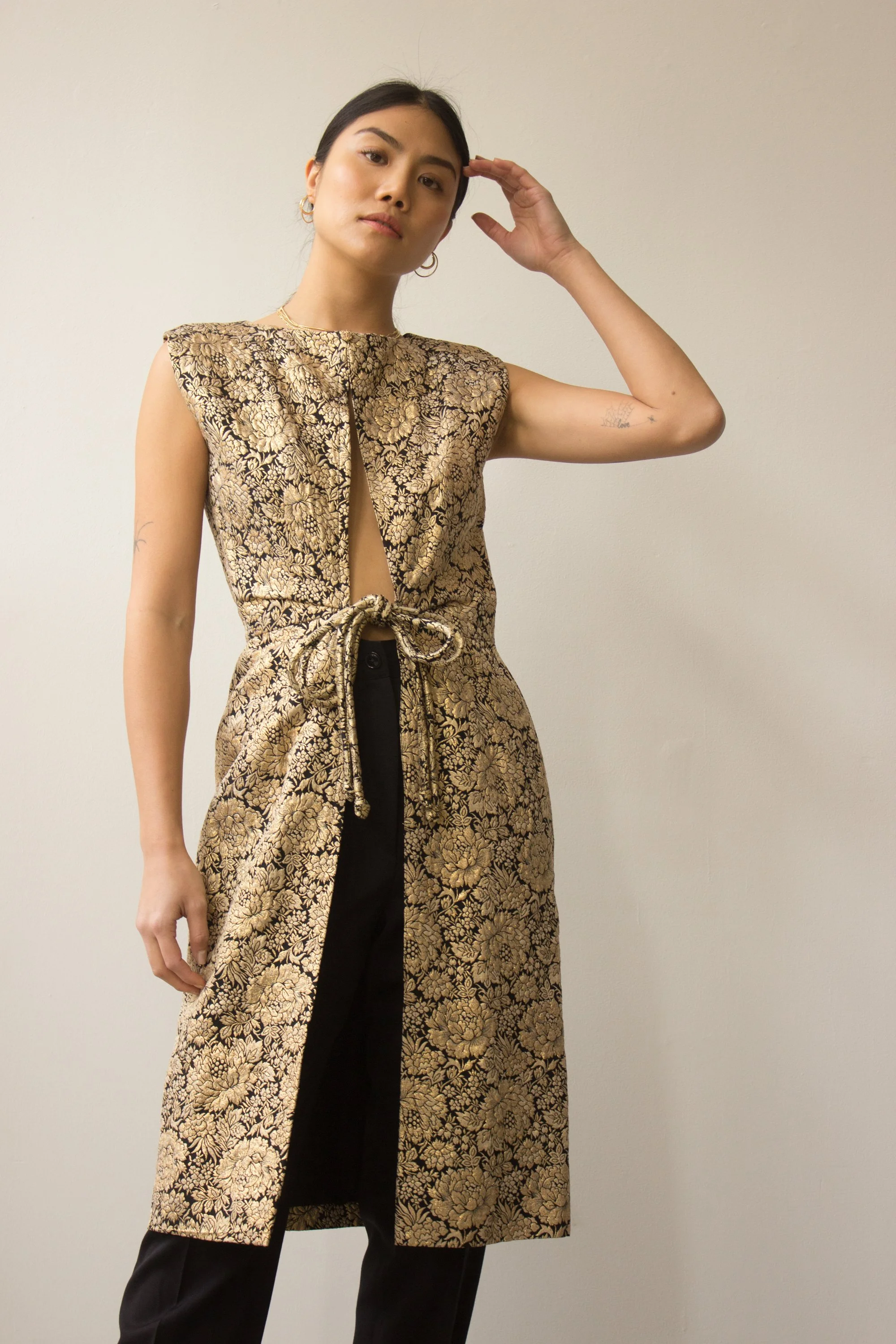 green emerald velvet dress Grandeur Tunic Dress CXL main image 1