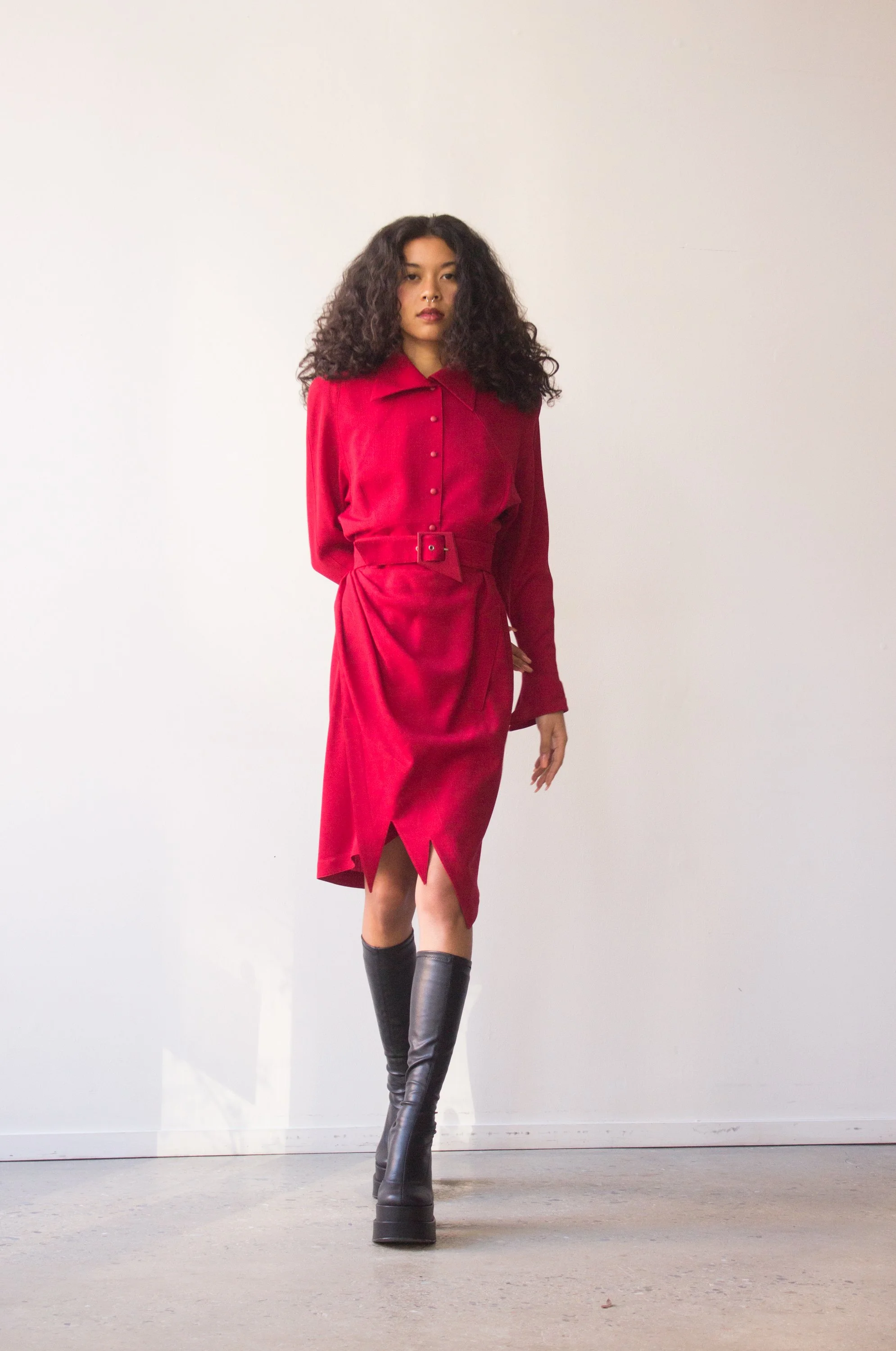 strapless open back dress MUGLER