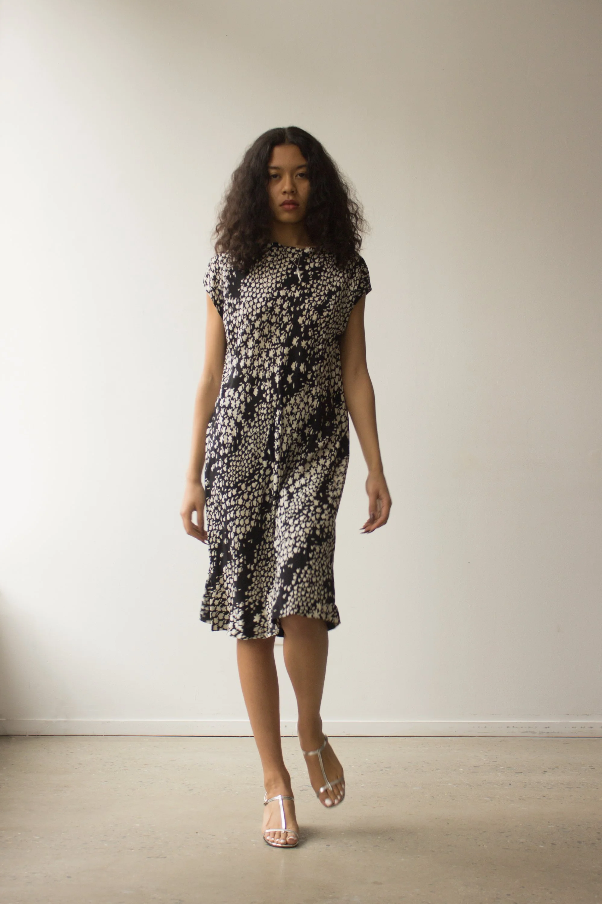 peppermayo black and white dress Thea Mini Dress main image 1