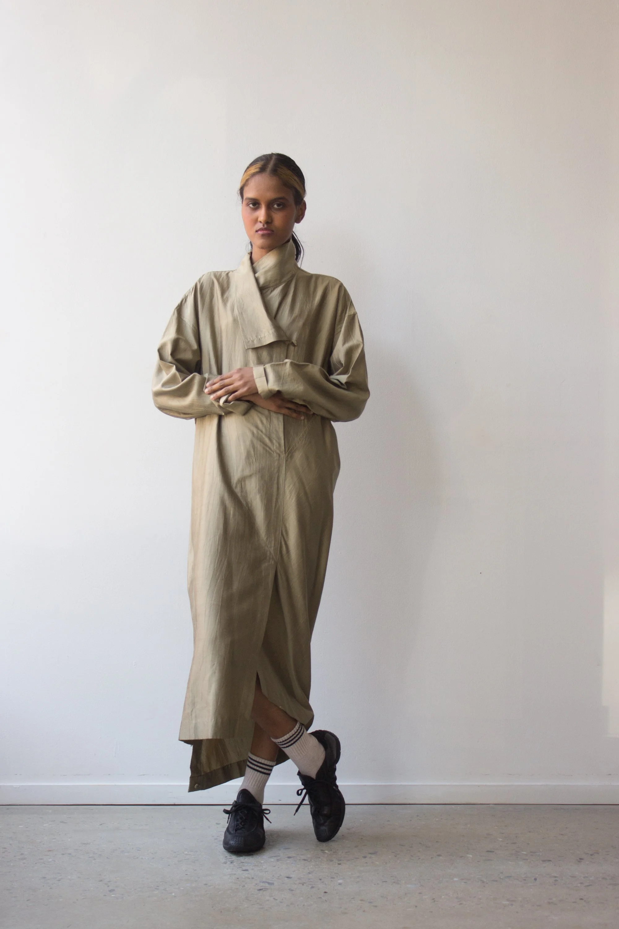 1980s Issey Miyake Silk Tunic Dress  Wayward Collection