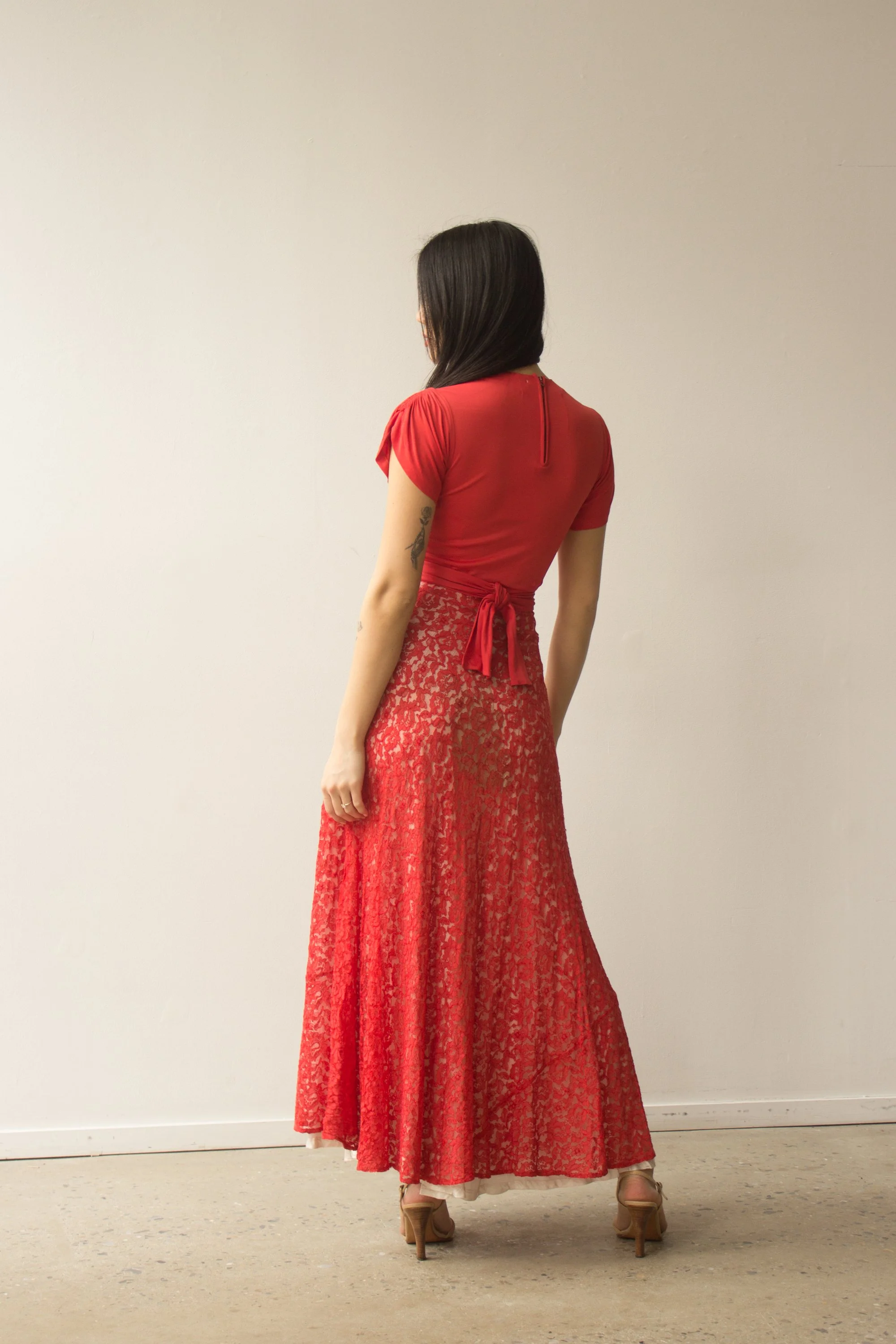 bordeaux knit dress Milla Knit Maxi Dress Bordeaux