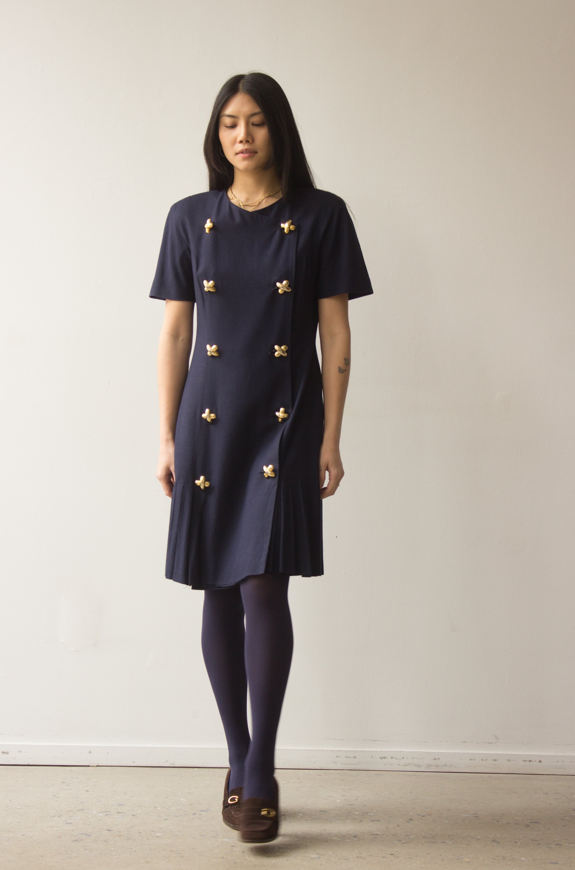 sachin and babi light blue dress Tara Jarmon Rosella Dress in Navy  Poppy's of Atlanta