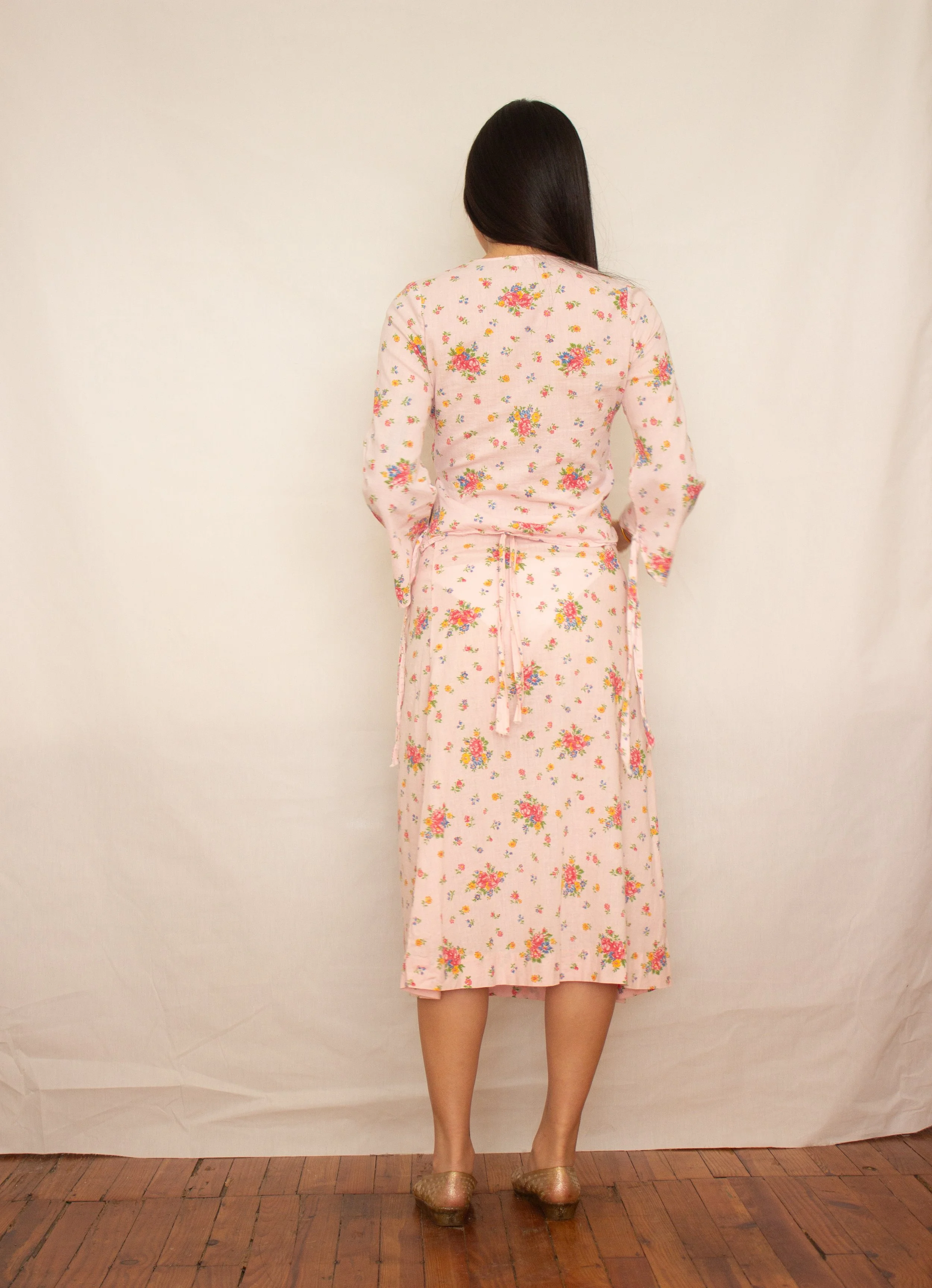 1970s Kenzo JAP Ditsy Floral Cotton Ensemble — Wayward Collection