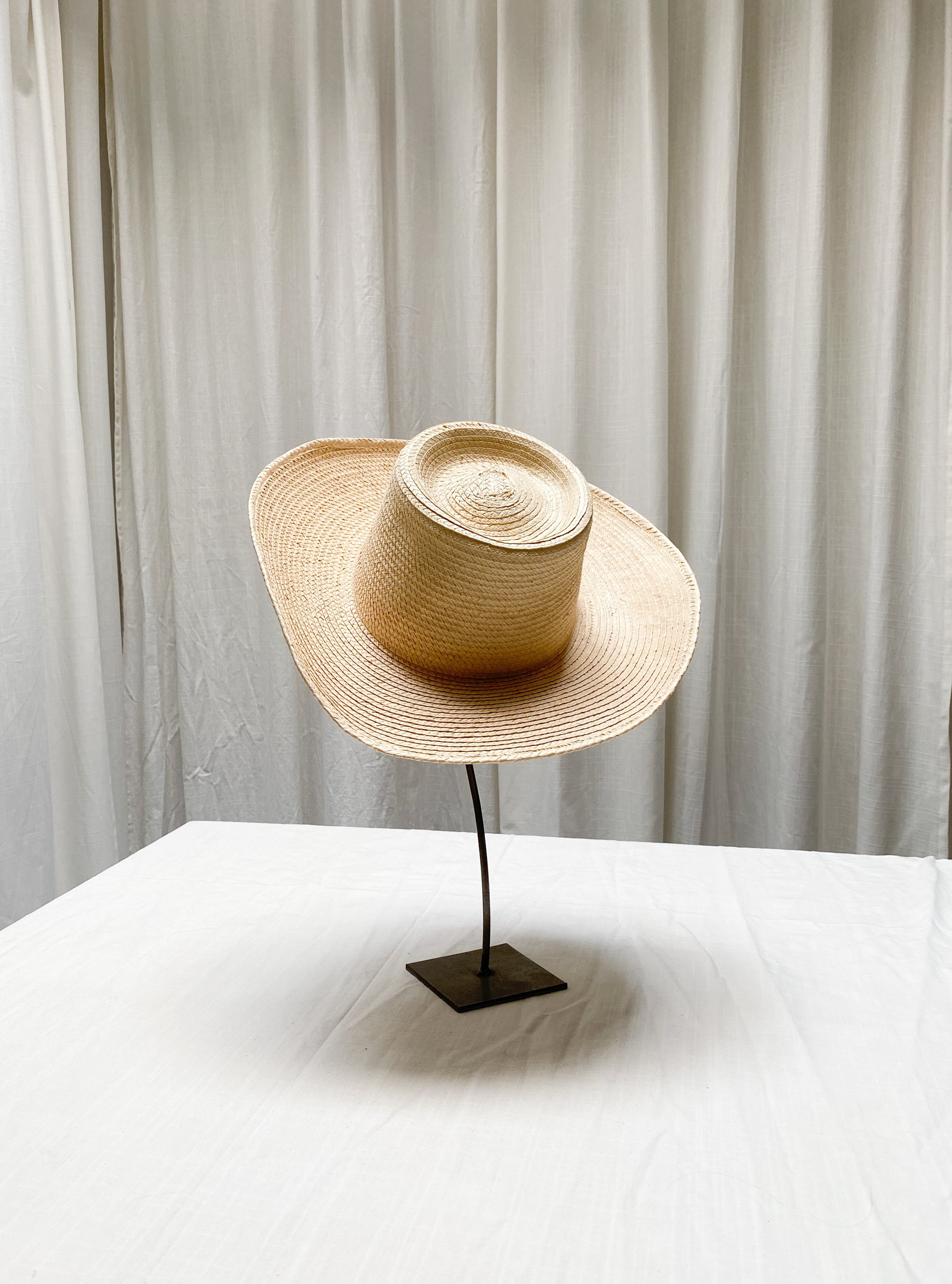 1980s Guatemalan Palm Leaf Hat