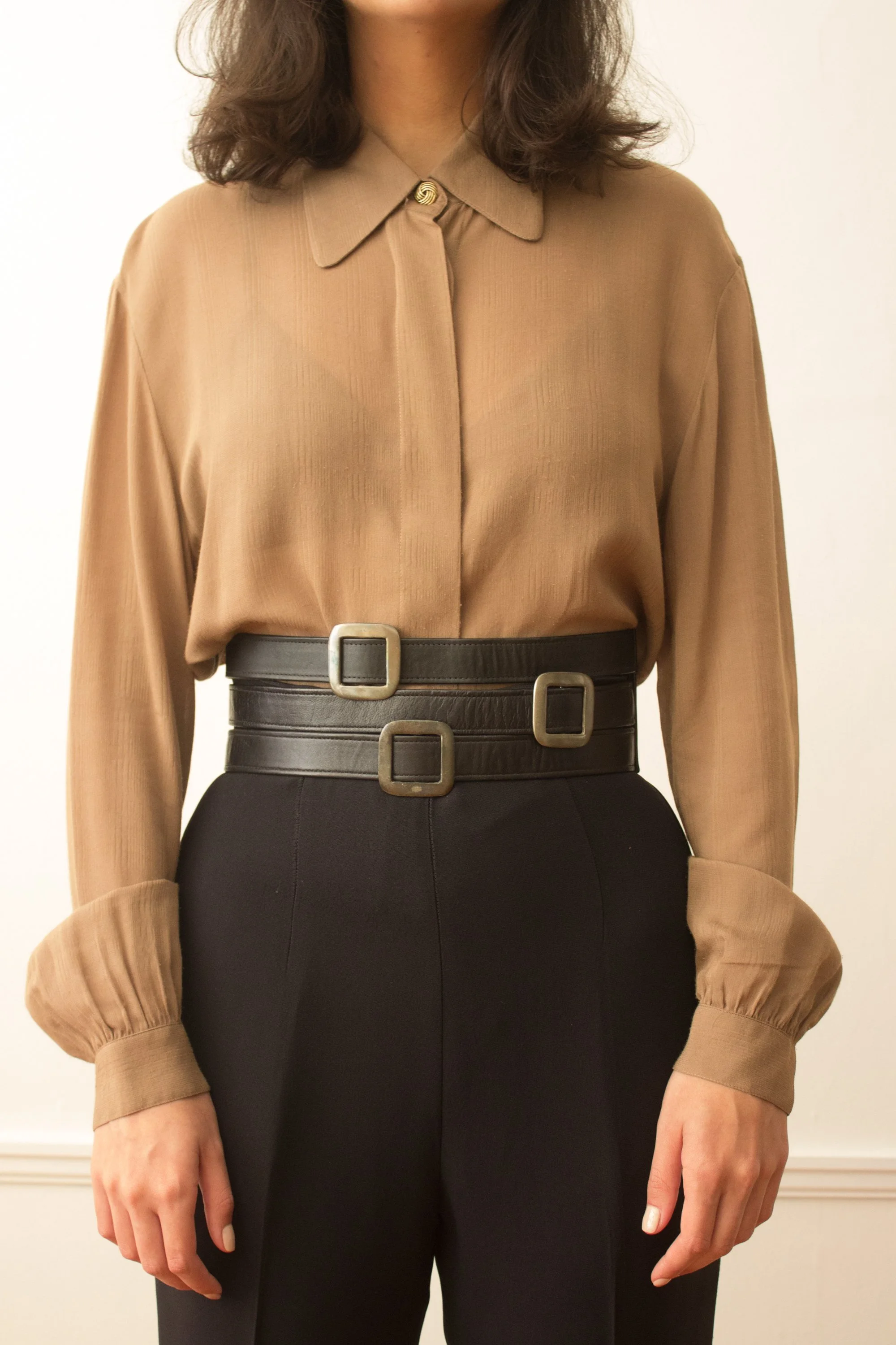 Jill Stuart Leather 90s Statement Belt Jill Stuart Belt | eBay main image 4
