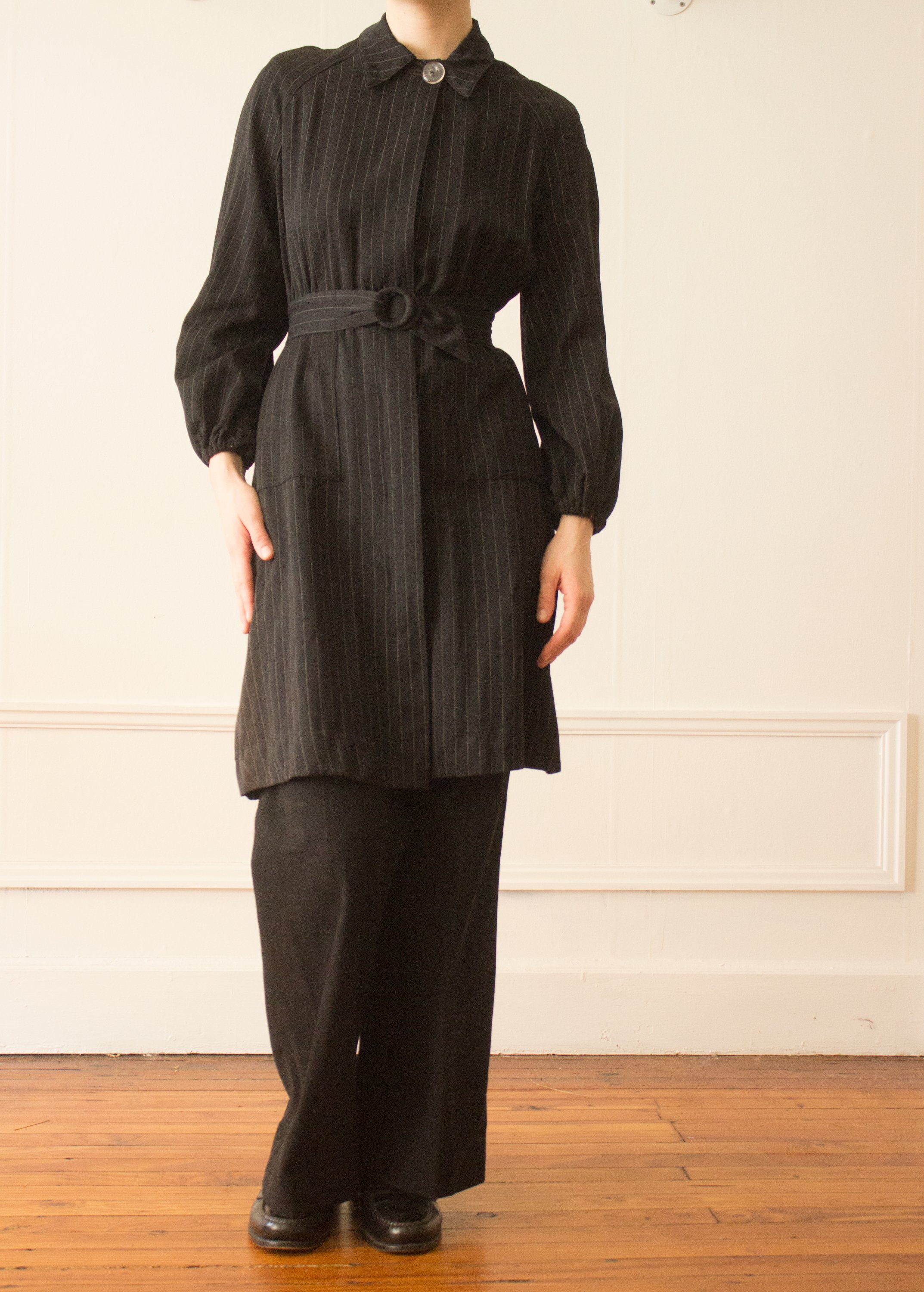 1940s shirt dress Mary  Knitting Knit Dress Frock  40s Vintage Wedding Bridal Engagement Pattern  Retro Women's Knit Digital PDF 1940s Pinstriped Gabardine Shirt Dress