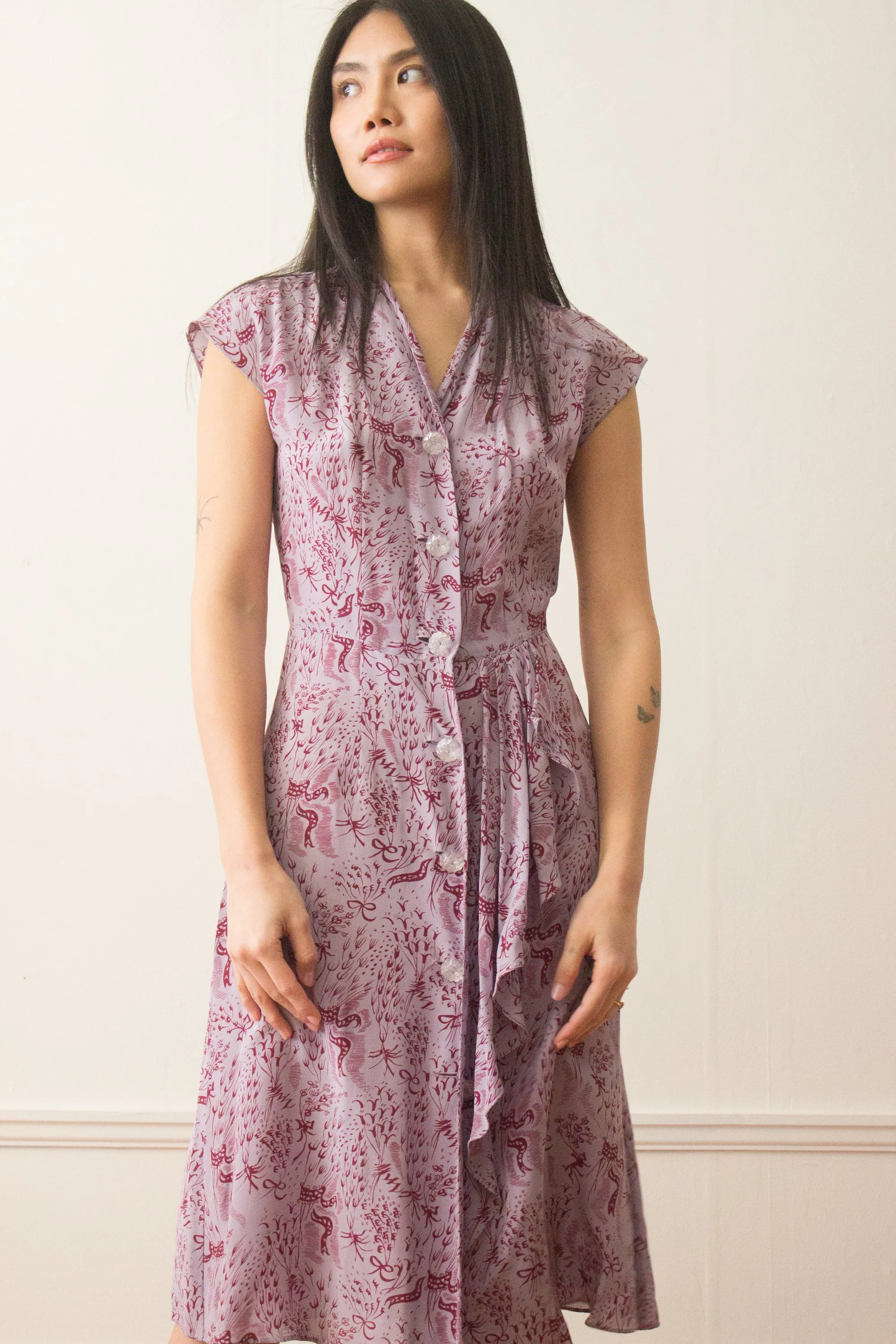 anna sui pink dress Anna Sui Soiree Midi Dress - Pink