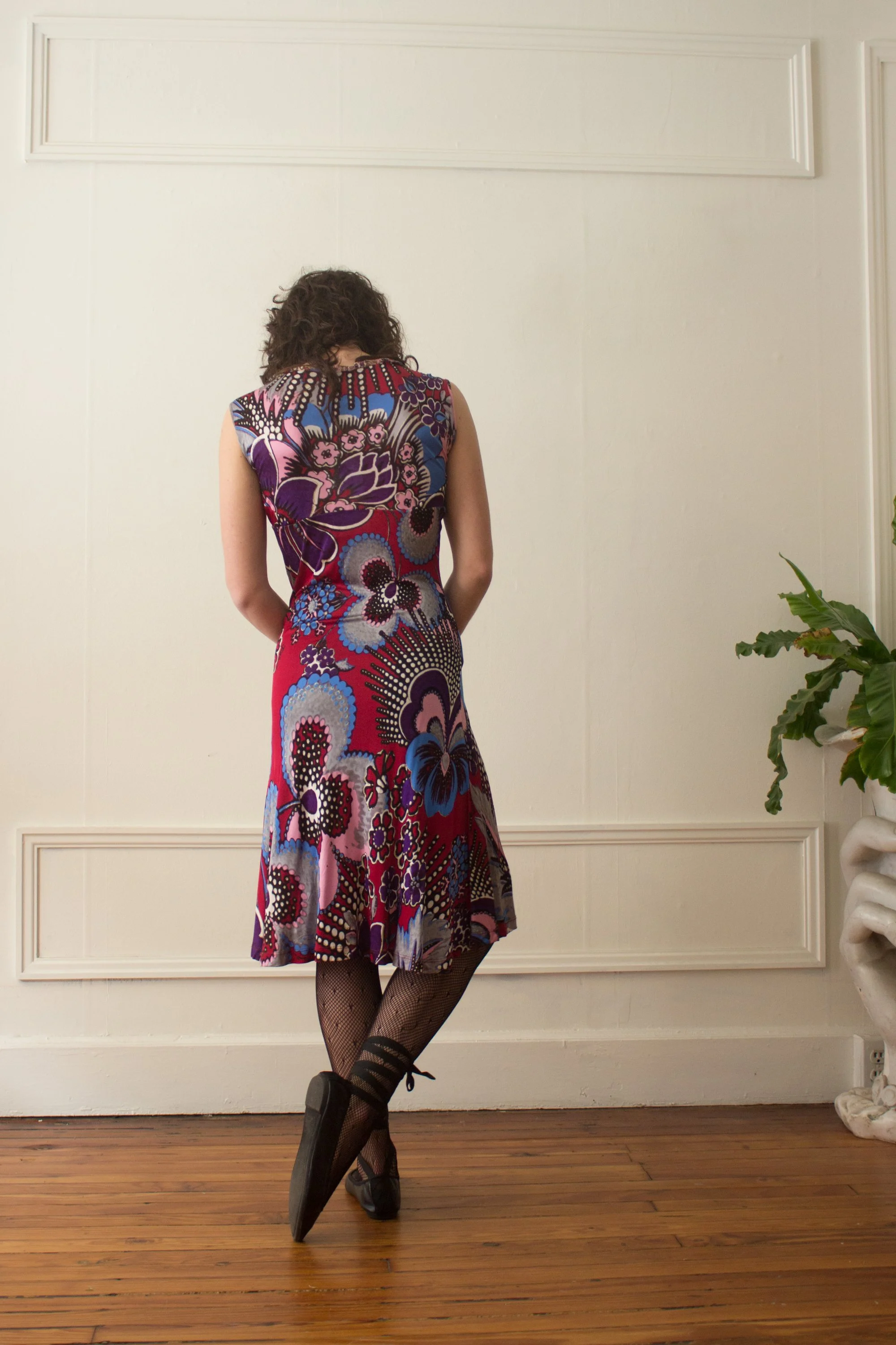 Y2K Just Cavalli Silk Jersey Slip Dress — Wayward Collection