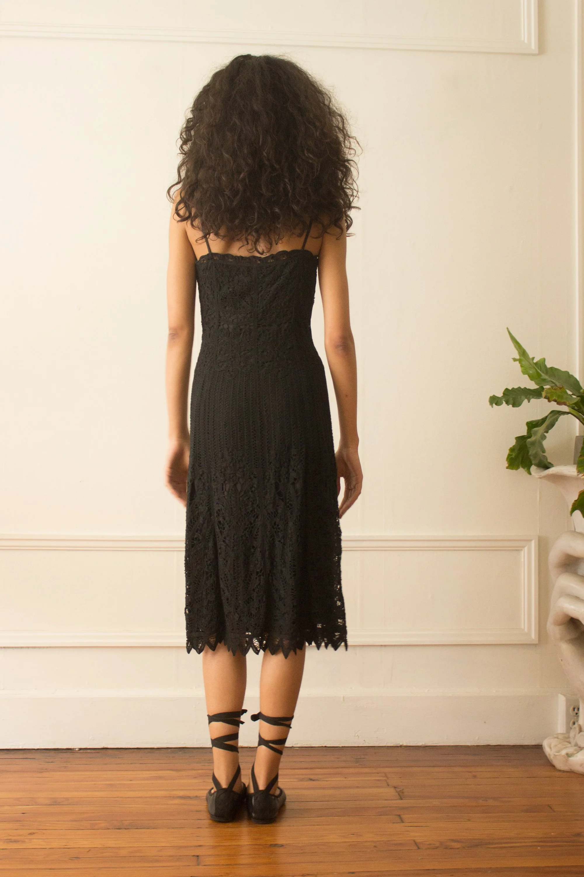 1990s Betsey Johnson Crocheted Lace Slip Dress  Wayward Collection