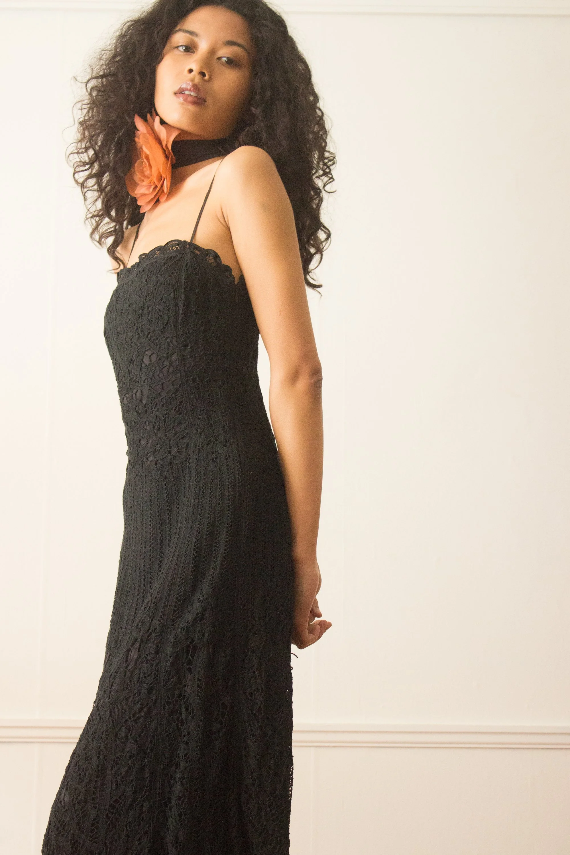 1990s Betsey Johnson Crocheted Lace Slip Dress  Wayward Collection