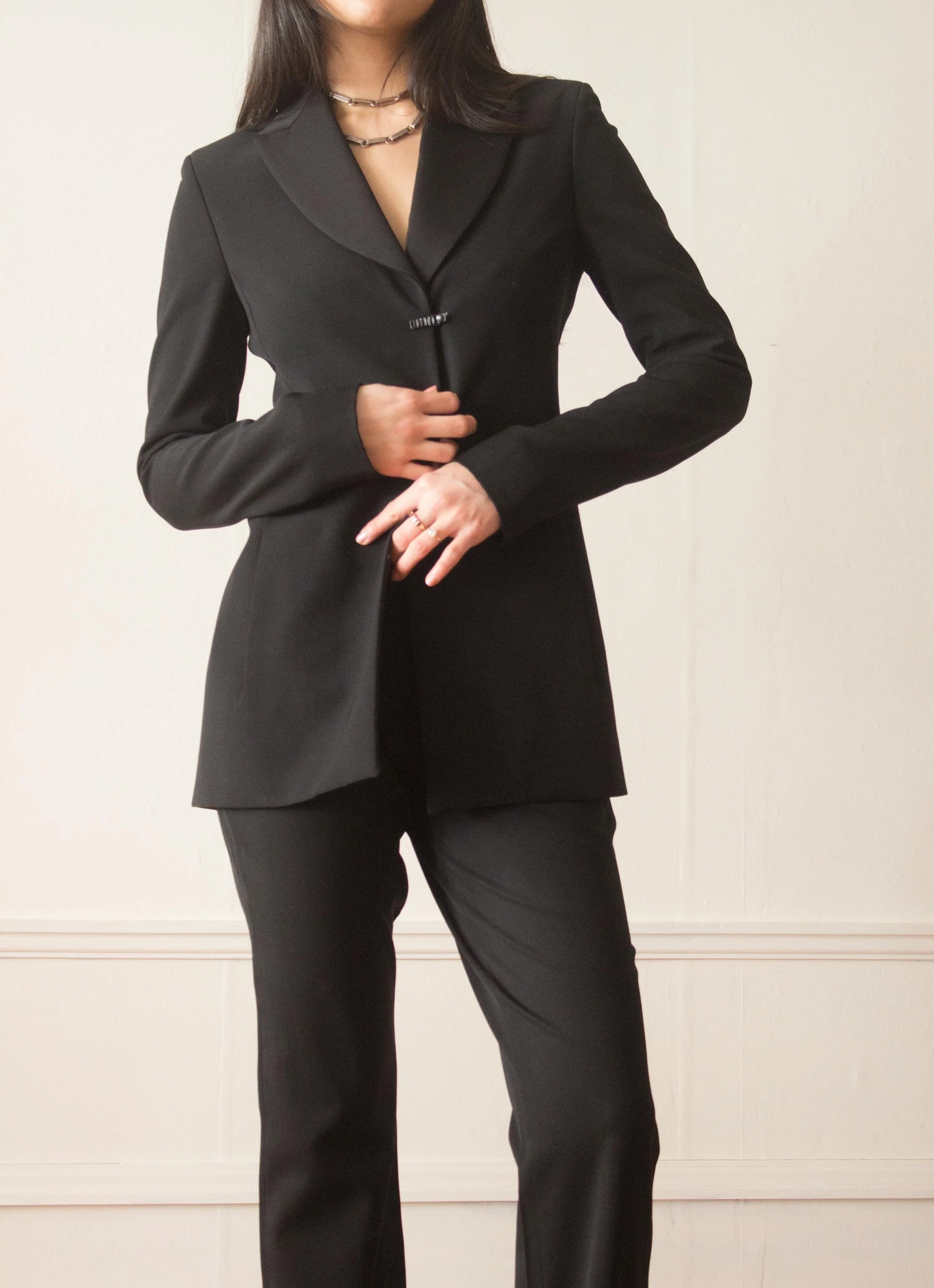 Early 1990s Gianni Versace Minimalist Suit — Wayward Collection