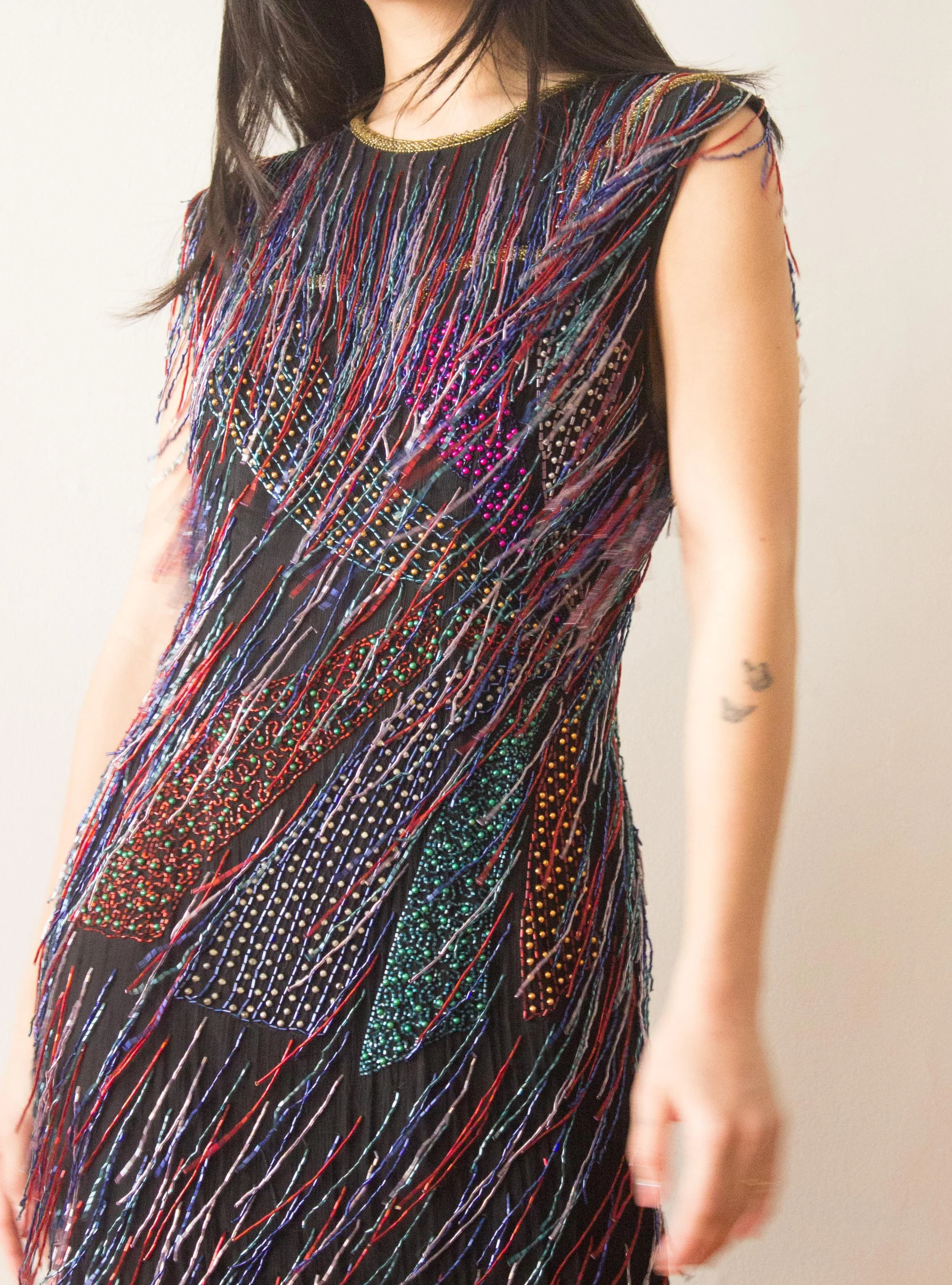 1970s Swee-Lo Beaded Dress  Wayward Collection