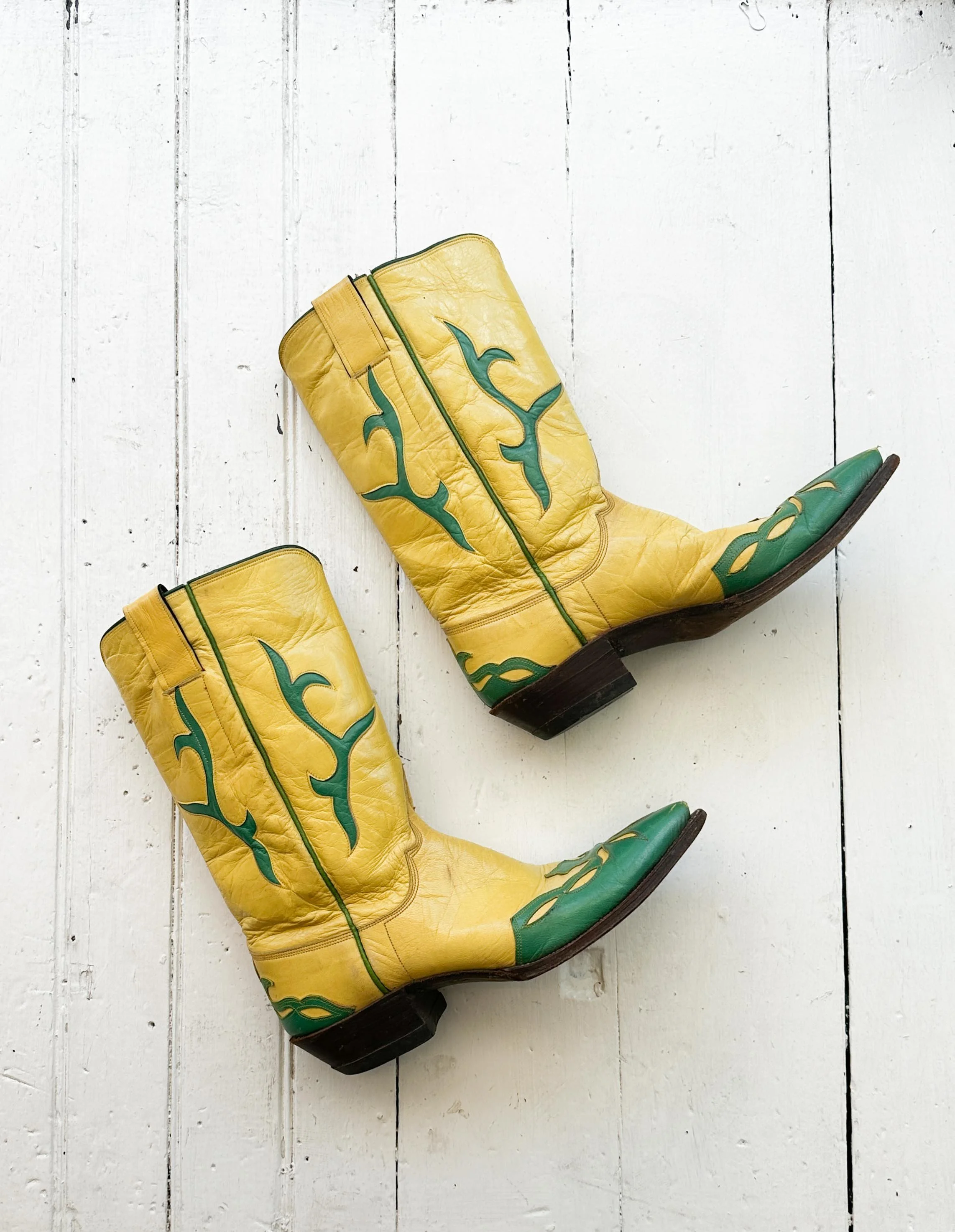1970s Leddy Texas Handmade Cowgirl Boots — Wayward Collection - Main Image