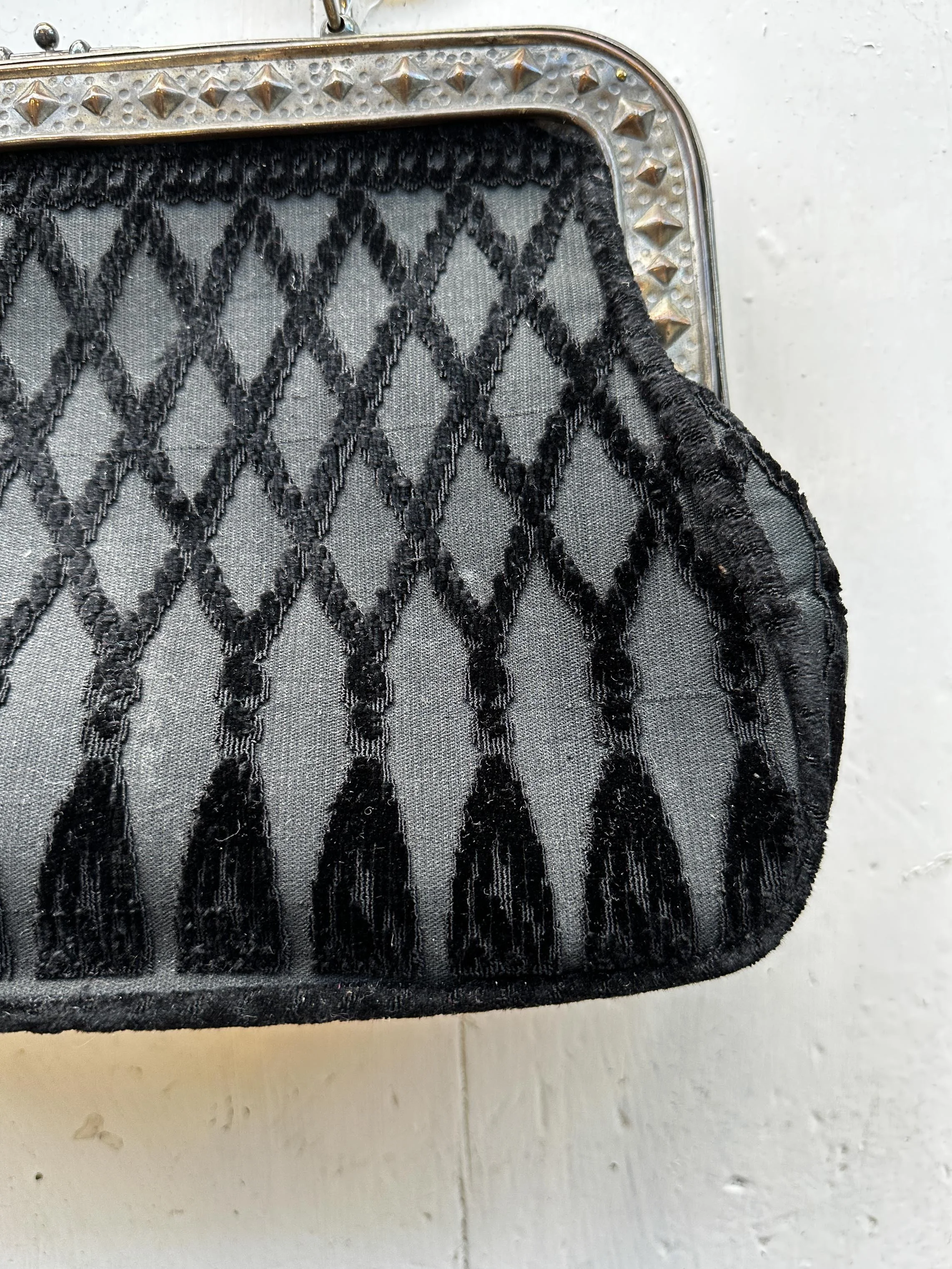 1950s Roberta di Camerino Tassel Motif Velvet Lady Bag — Wayward 