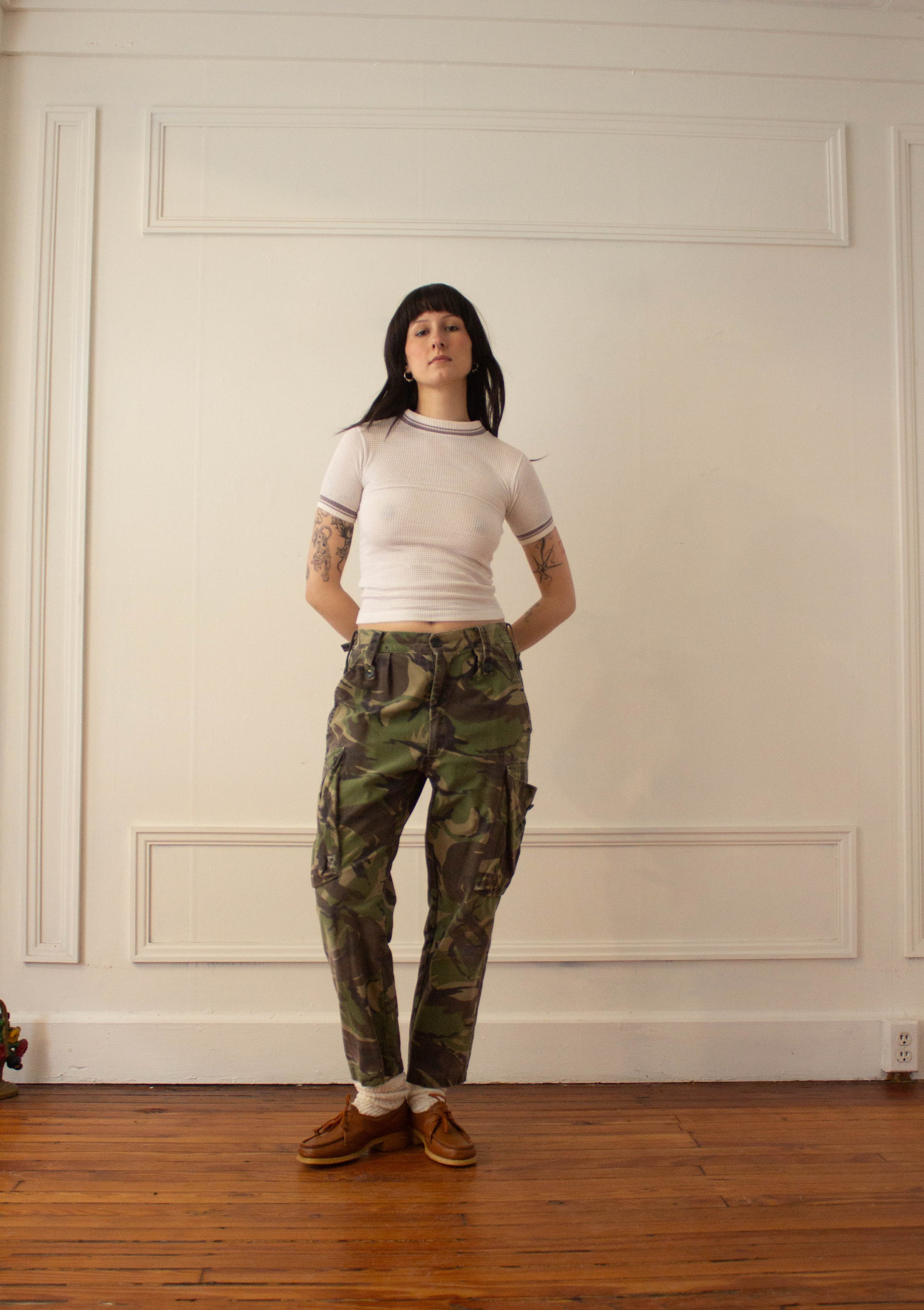 Late 1970s Army Issue Camo Cargo Pants — Wayward Collection