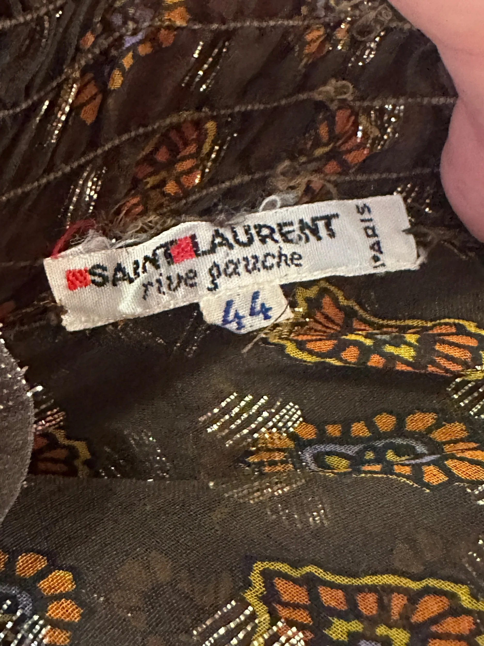 トップス yvessaintlourent VINTAGE ysl+chiffon+top+(3+of+4).jpg?