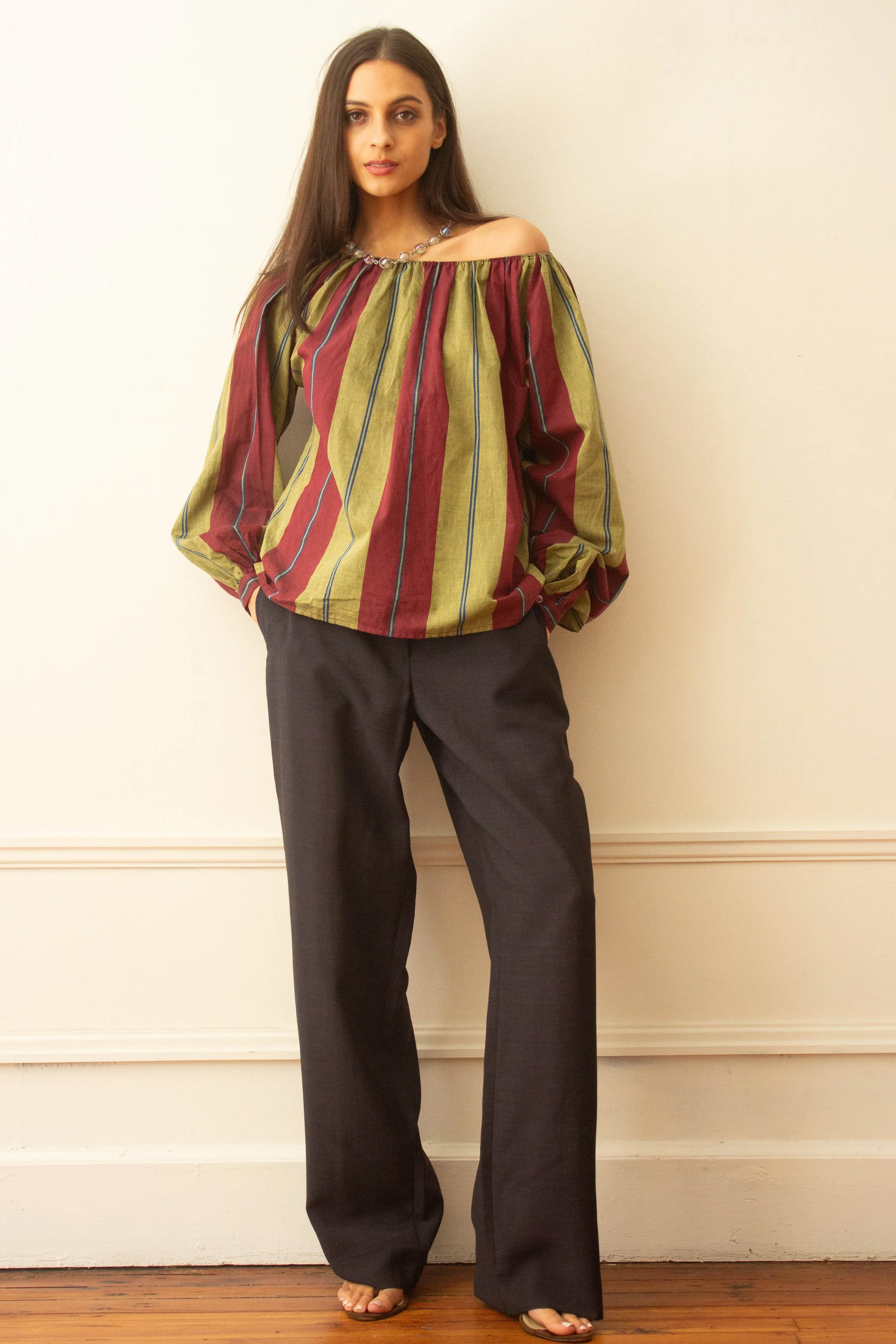 calvin klein peasant top (2 of 3).jpg