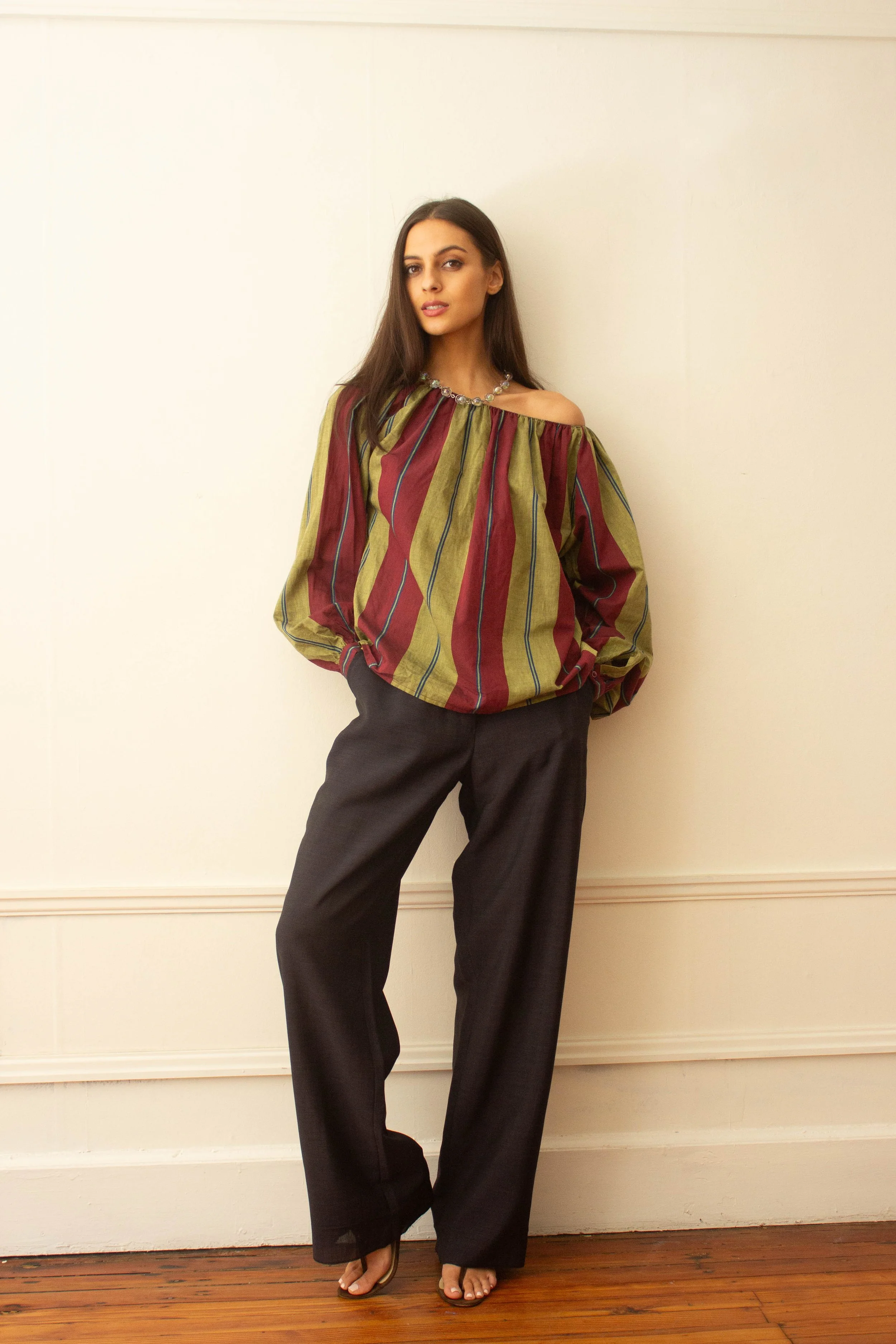 calvin klein peasant top (3 of 3).jpg