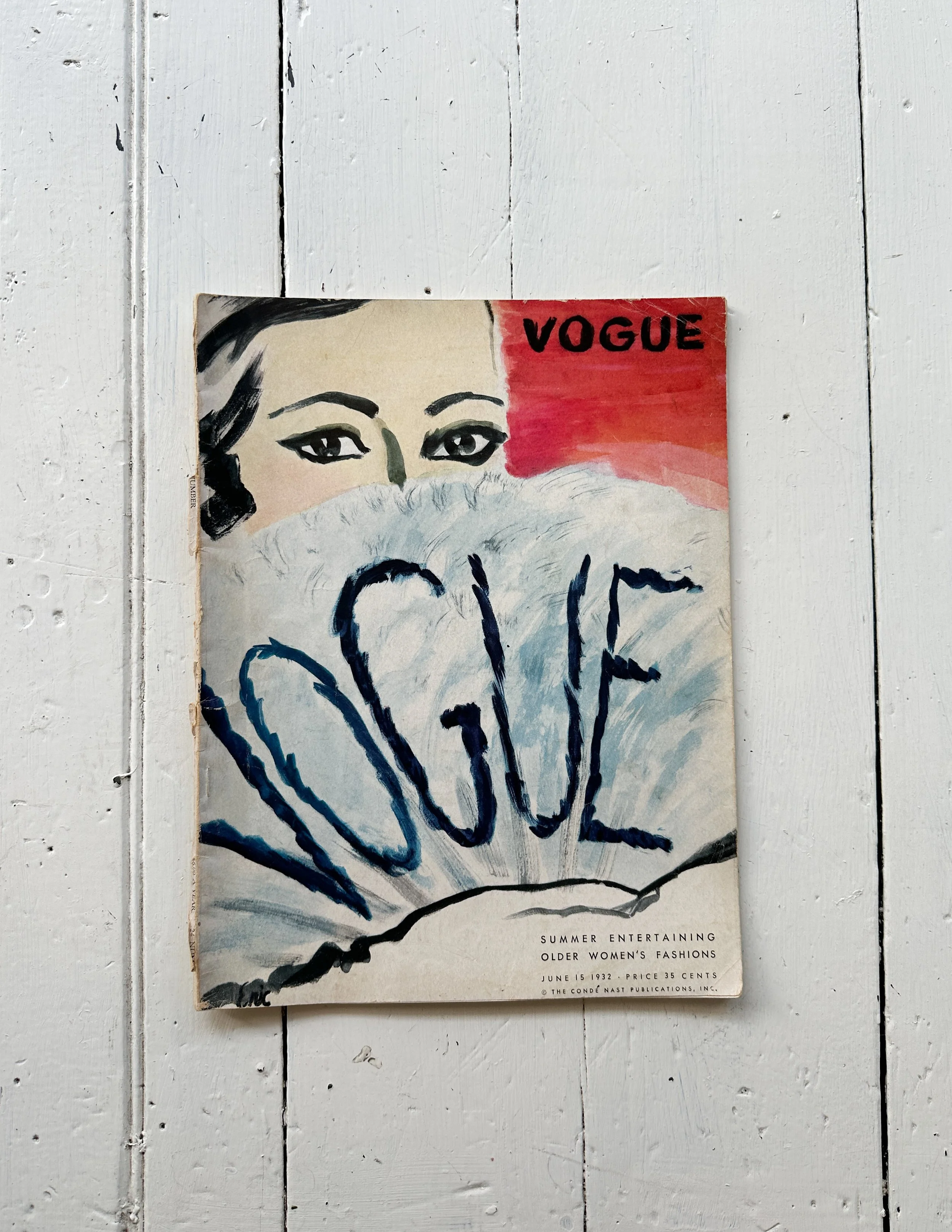 Vintage Vogue Magazine June 1932