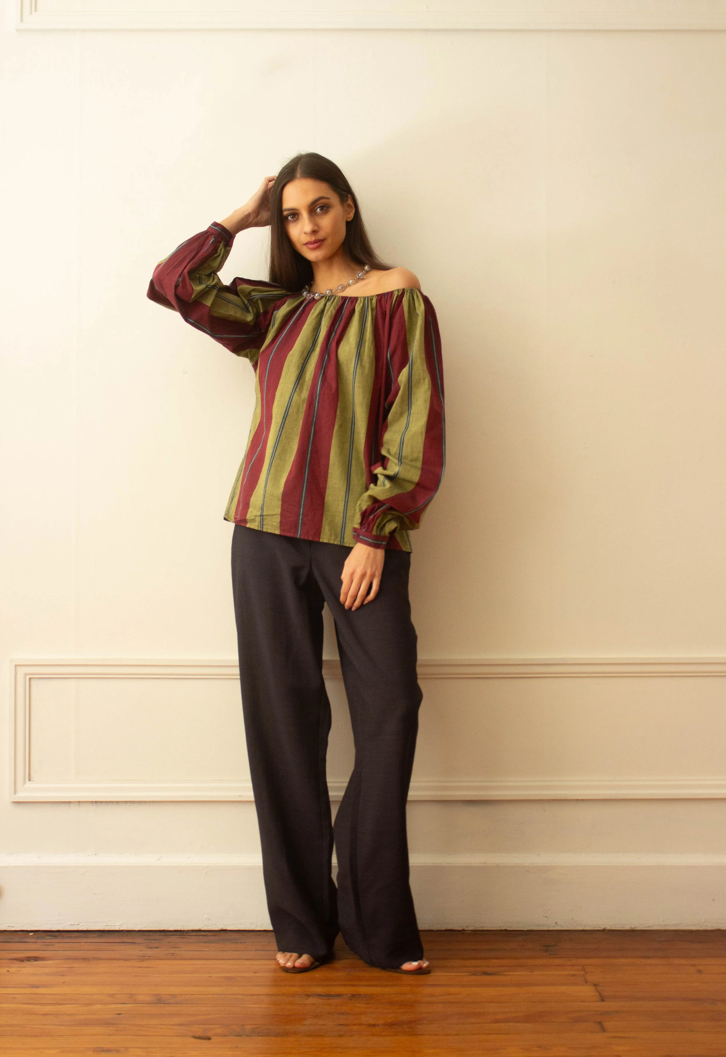 calvin klein peasant top (1 of 3).jpg