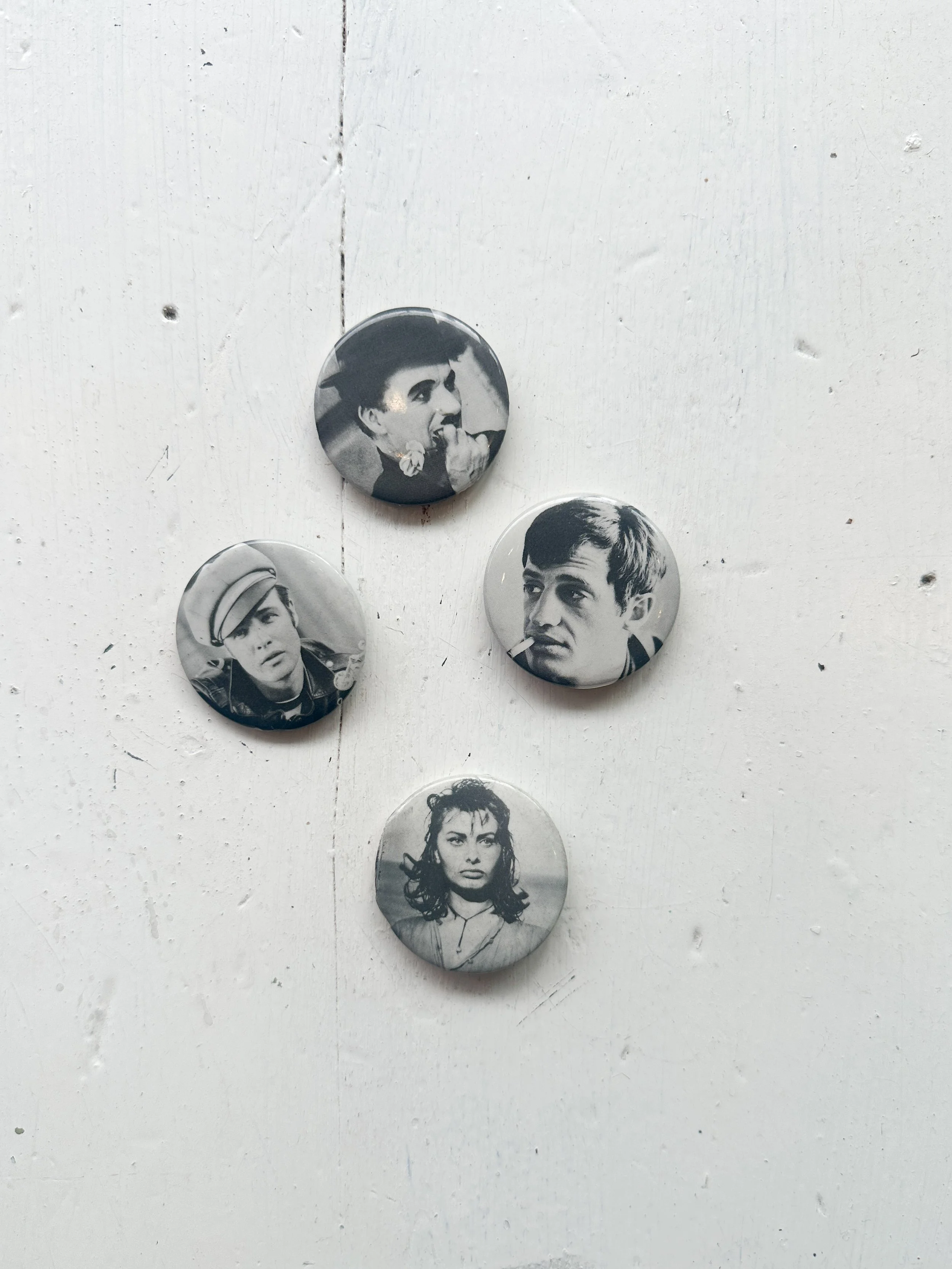 1960s Movie Star Pinbacks