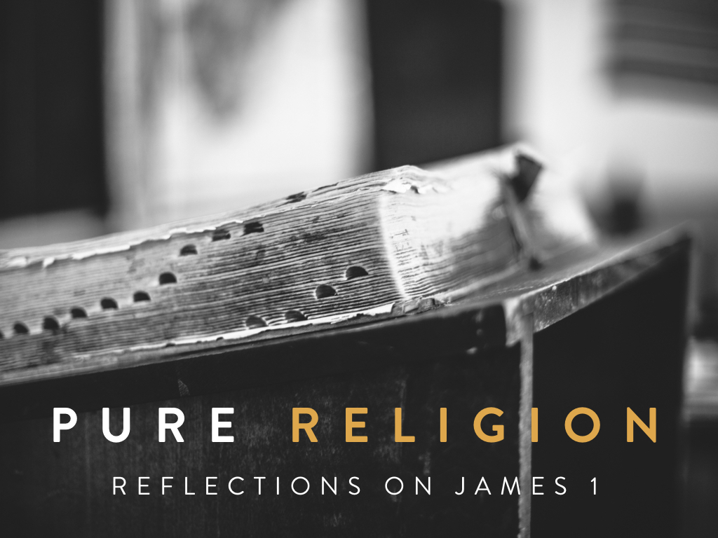 Every religion does not have relationship, but every relationship has a religion, meaning practices and actions enabling the flourishing of that relationship. James is a letter written for practical instruction on following Christ, summed up in the phrase “pure religion.” This teaching series is a five week reflection on the themes highlighted in James 1.
